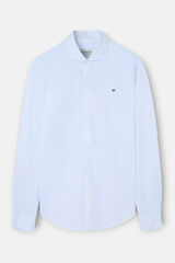 Silbon Camisa esportiva xadrez cl&aacute;ssica mini Azul