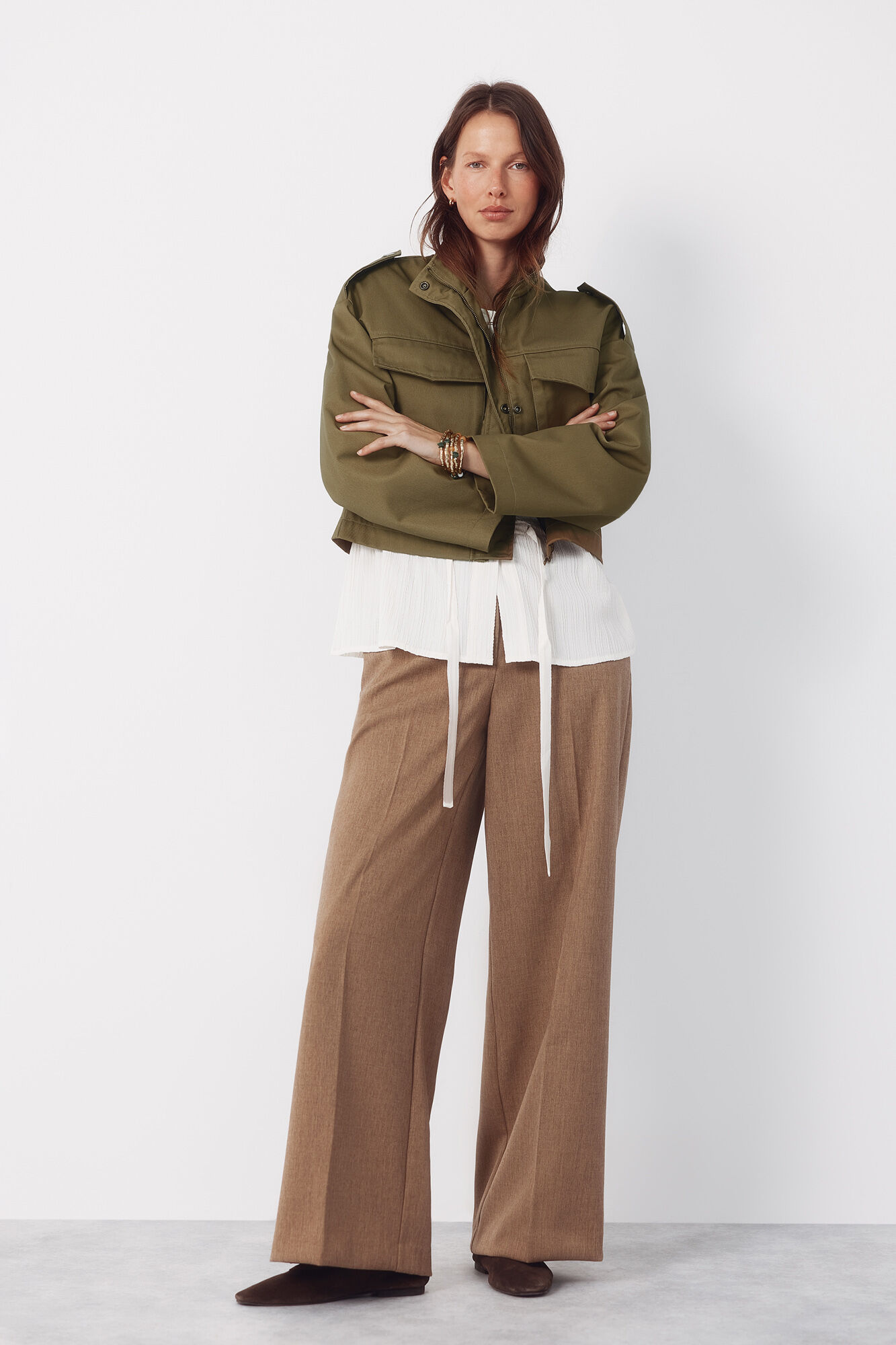 Cortefiel Short jacket with pockets