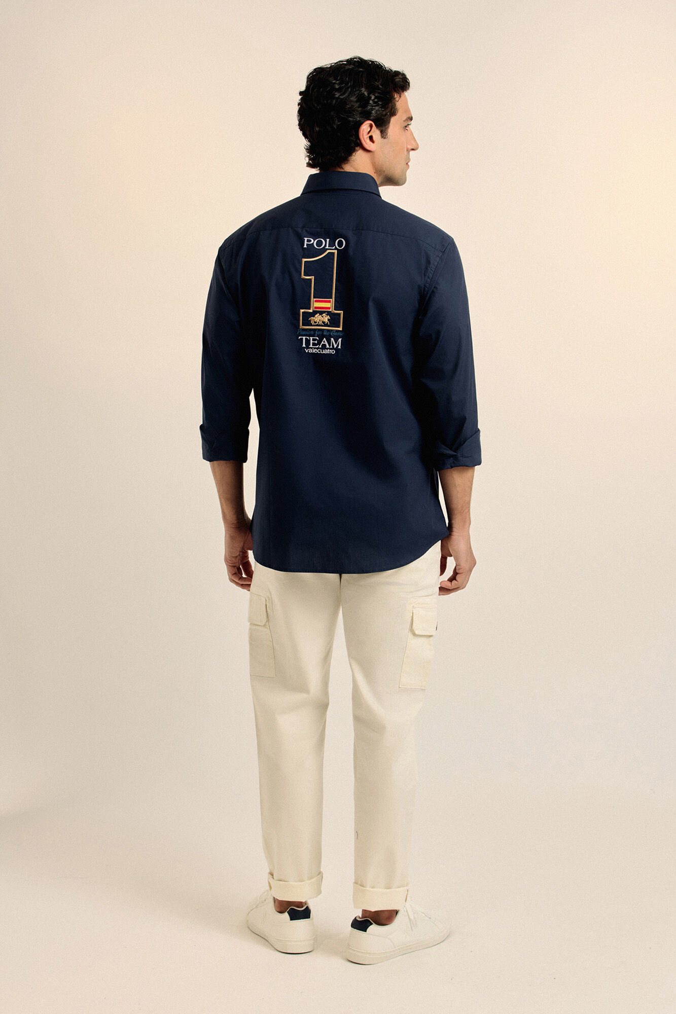 Valecuatro Camisa da Espanha Azul