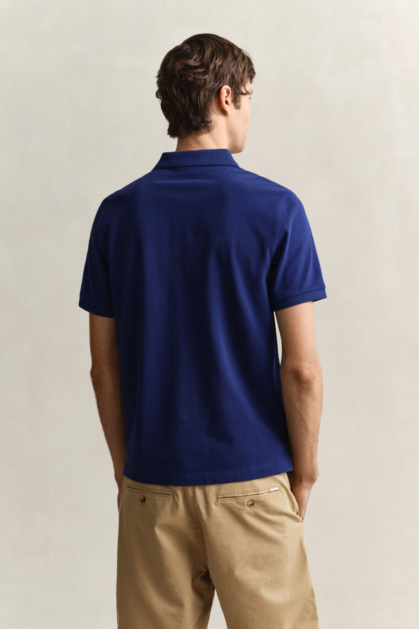 Gant Piqu&eacute; Regular Fit polo shirt SHIELD Blue