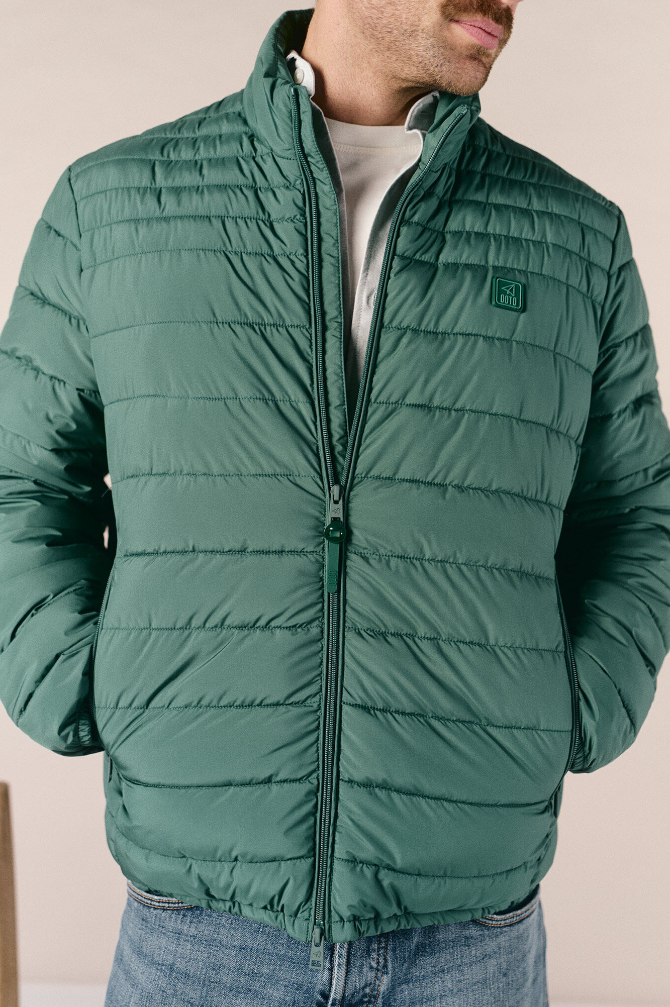 OOTO Ultralight puffer jacket Green