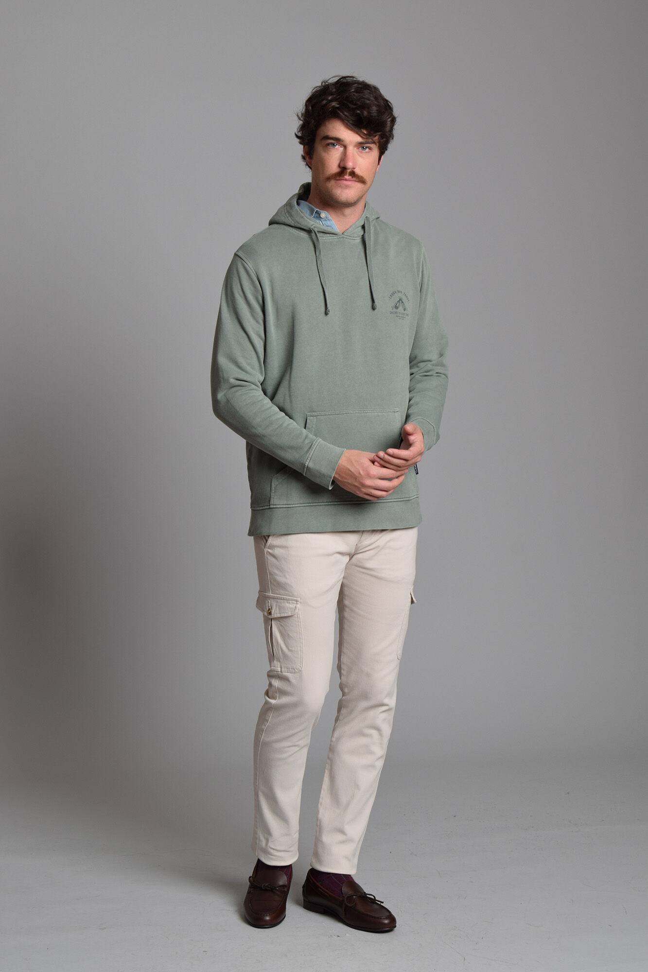 Cloking Washed Hooded Sweatshirt 
