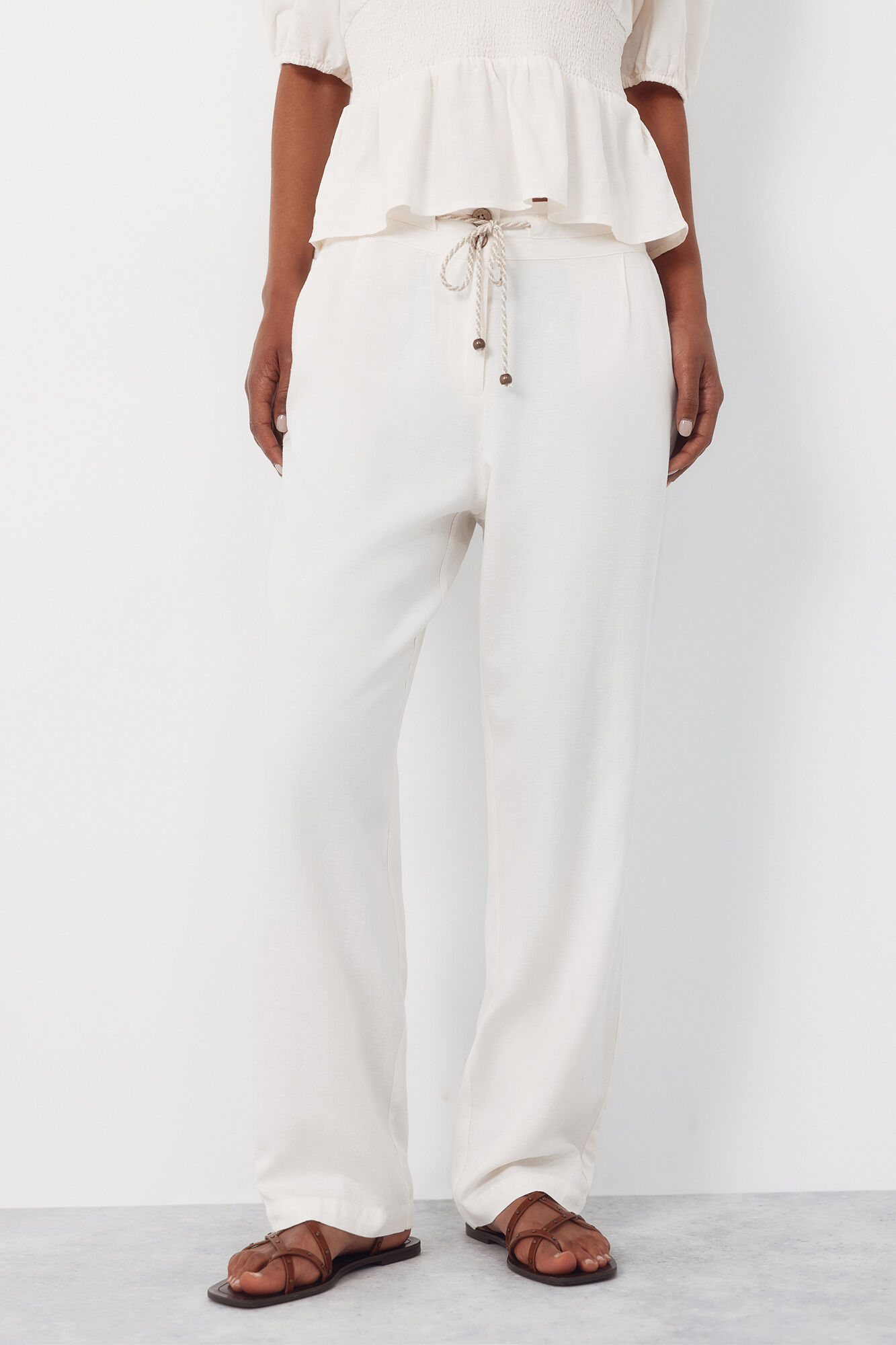 Cortefiel Trousers with belt