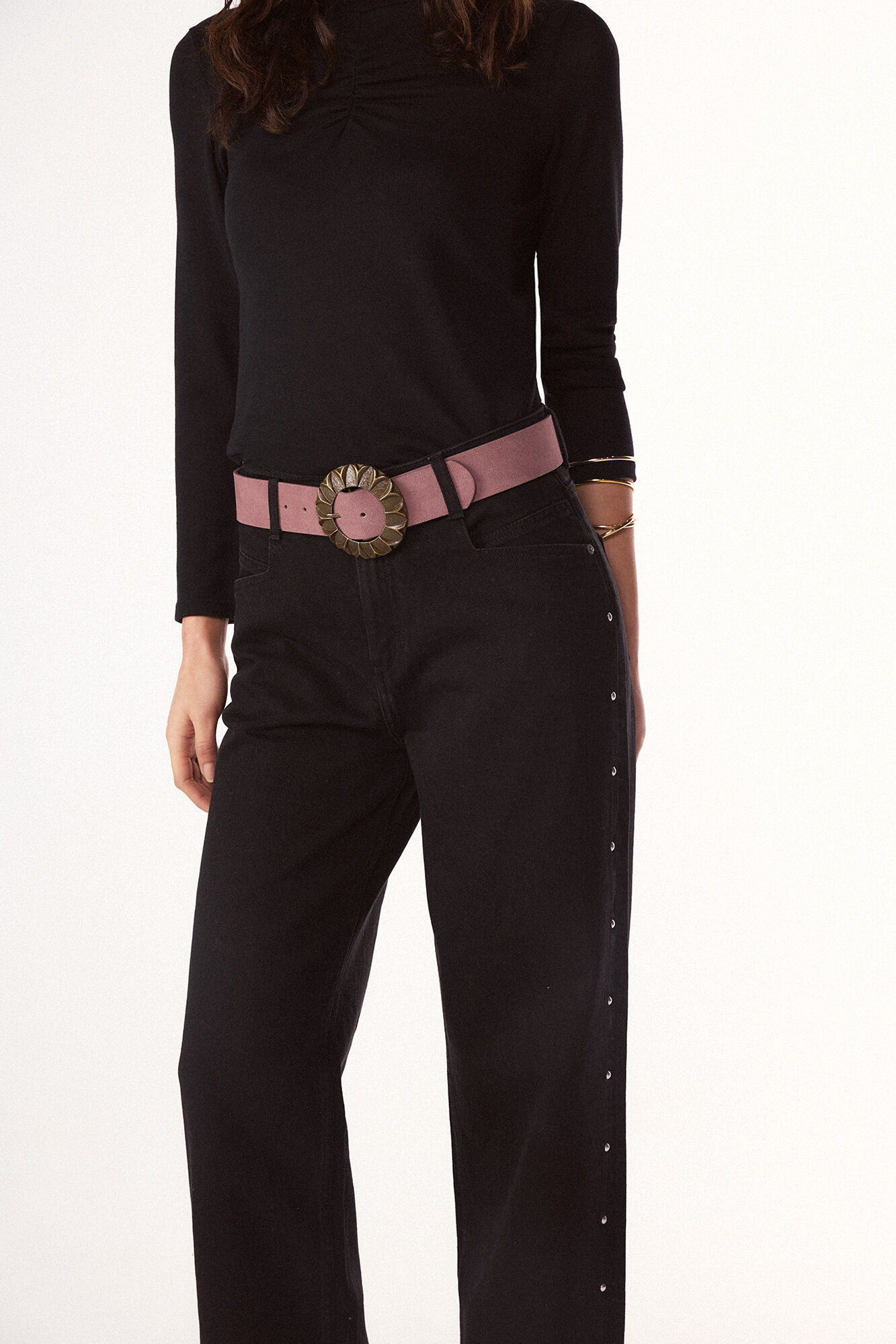 Slowlove Studded jeans Black