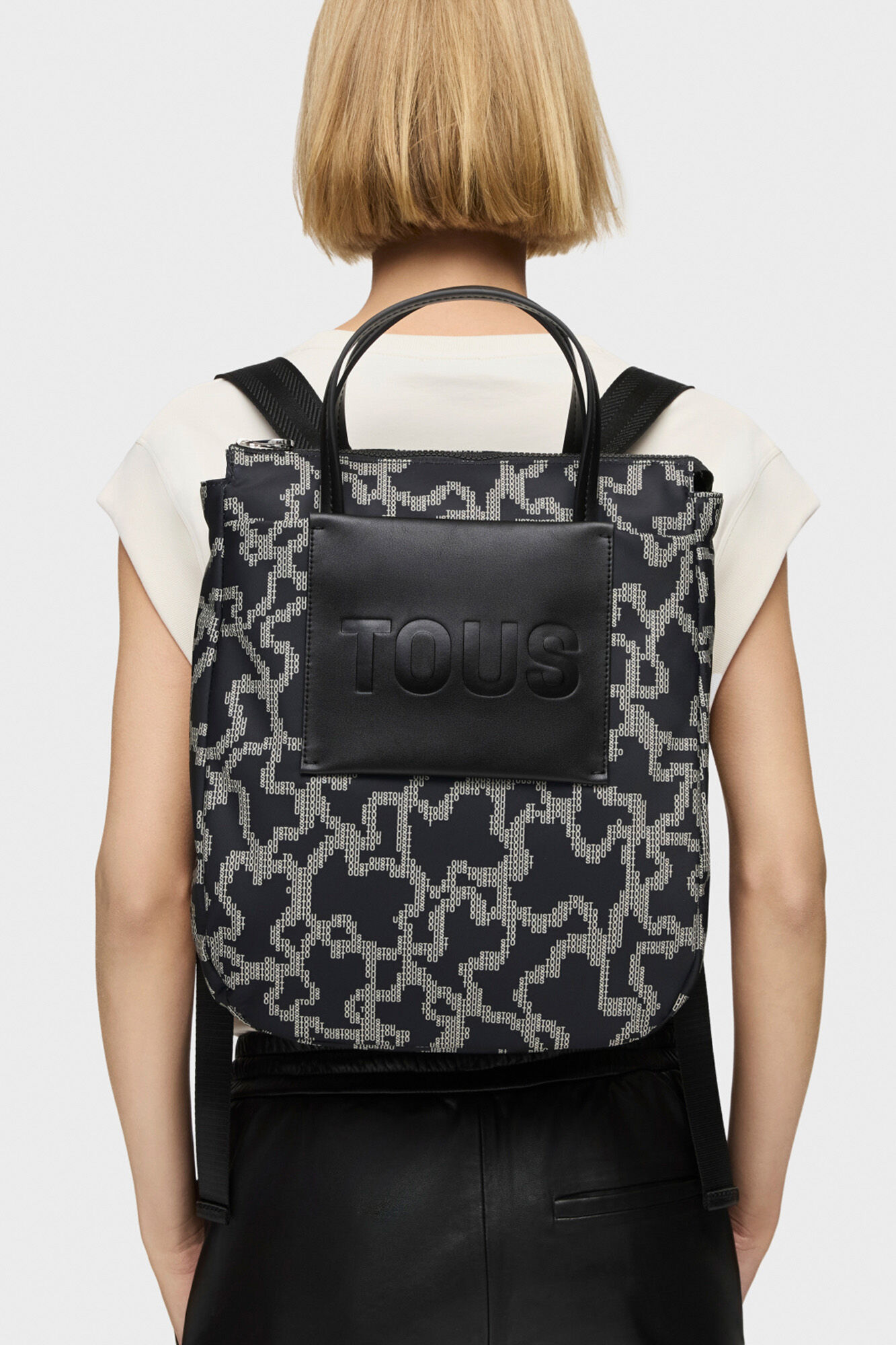 Tous Mochila negra Kaos Pix Soft