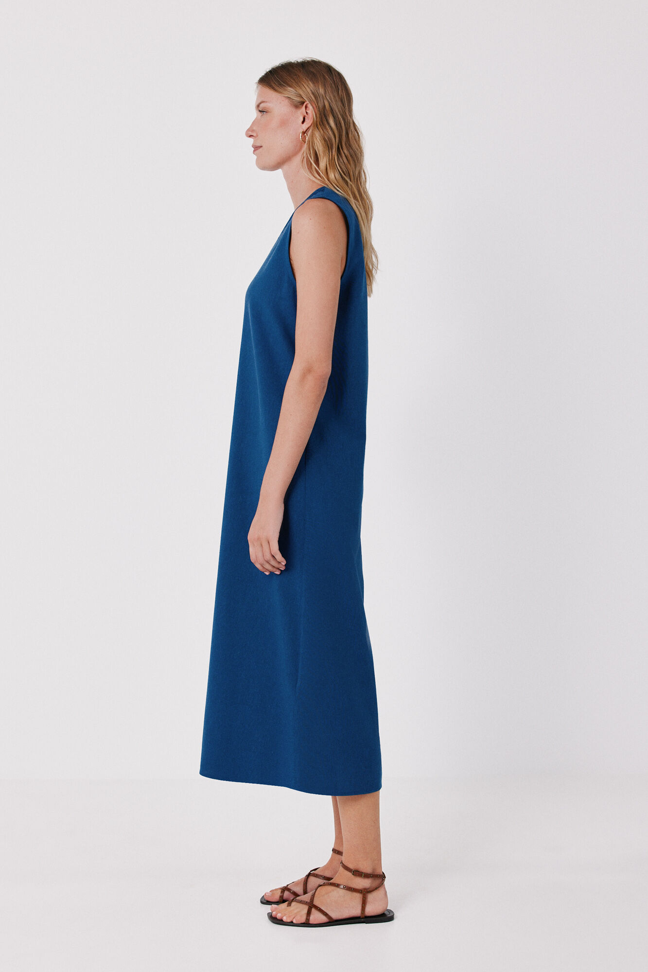 Cortefiel Embroidered dress
