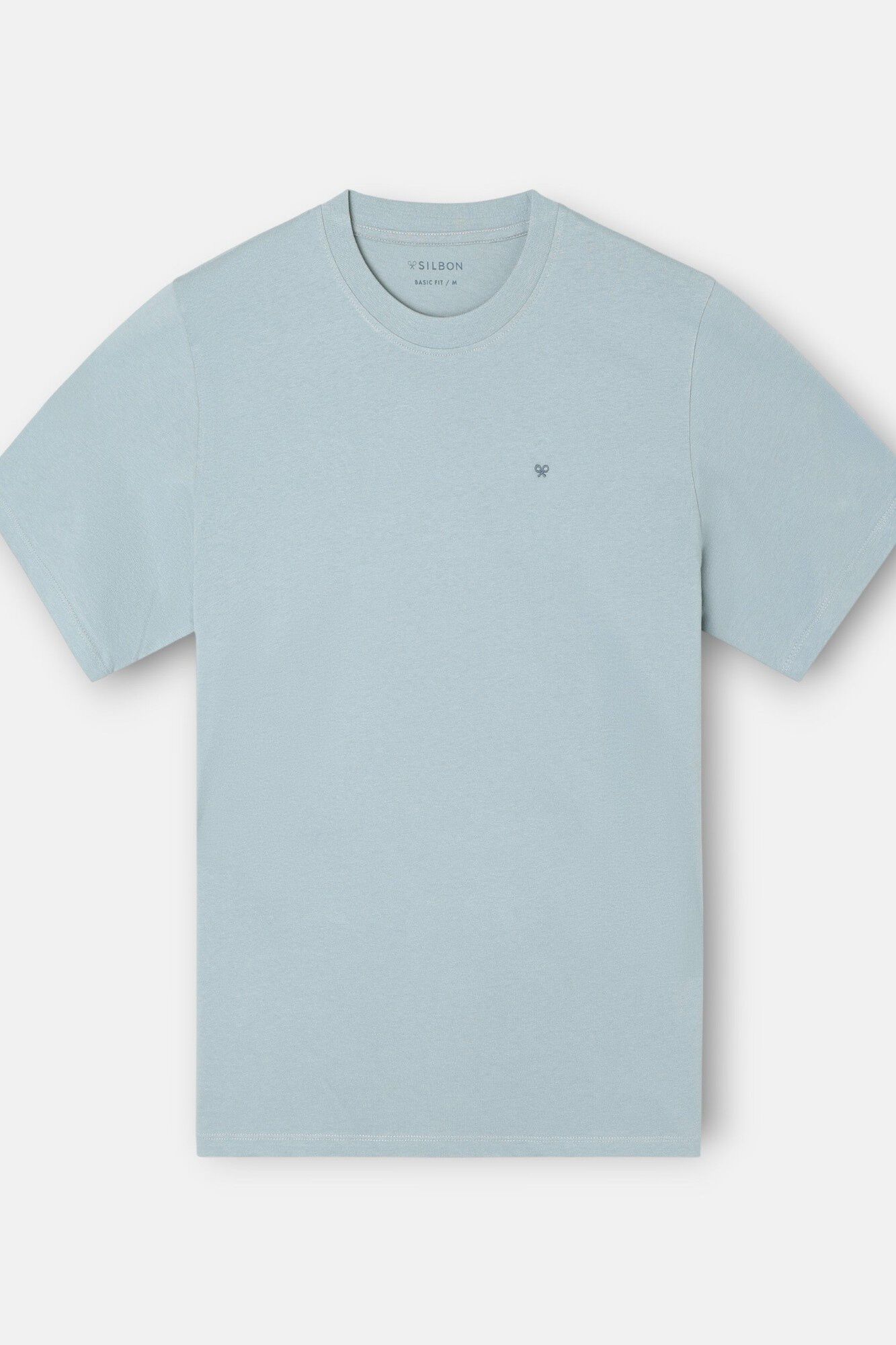 Silbon T-shirt slow summer Azul