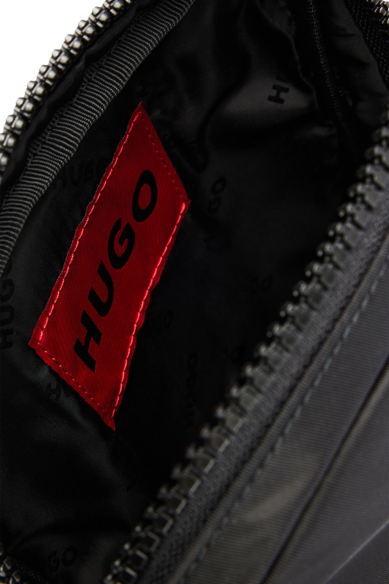 HUGO Mala com logo Preto