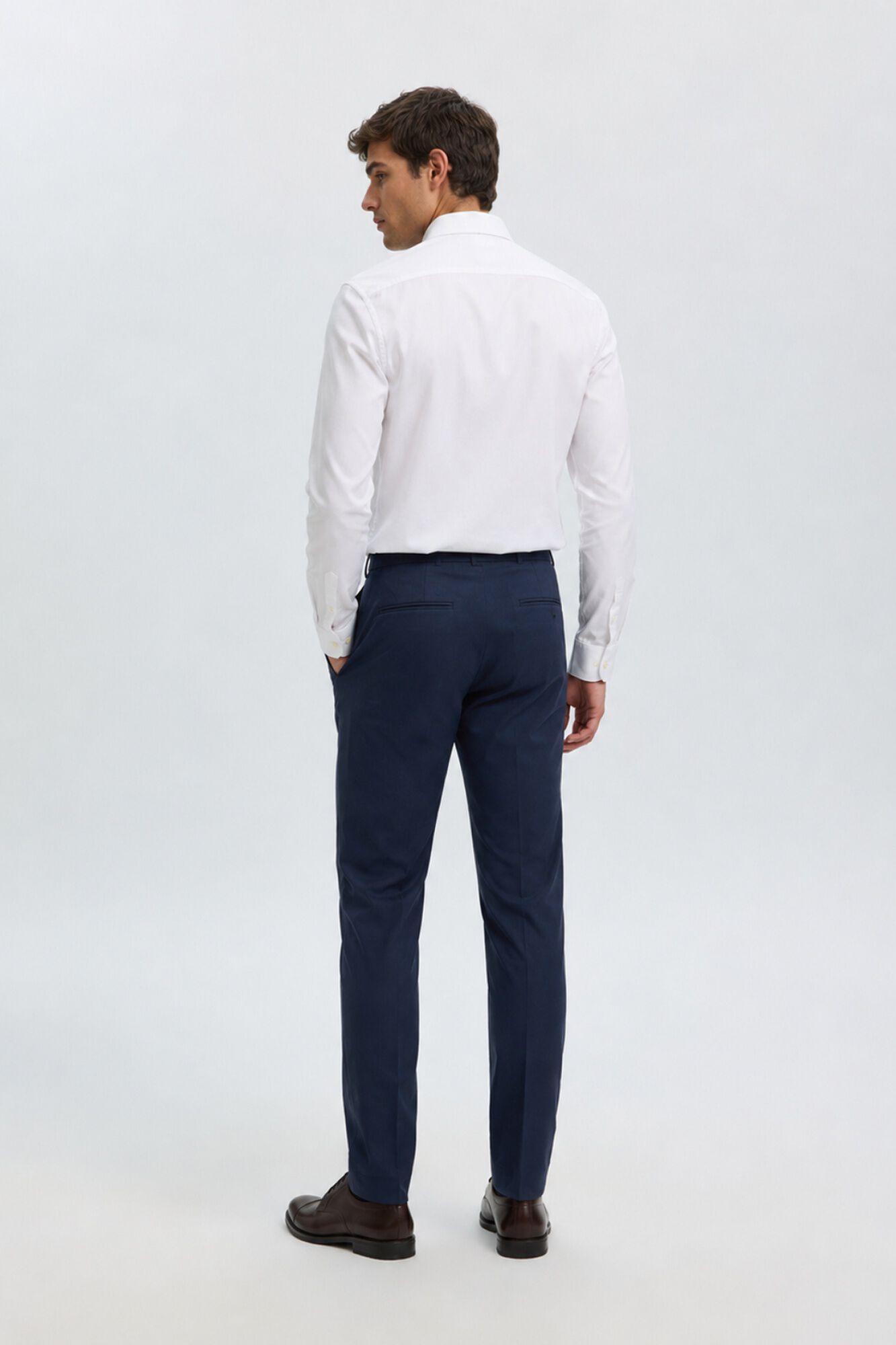 Selected Cal&ccedil;a formal Slim Fit Azul