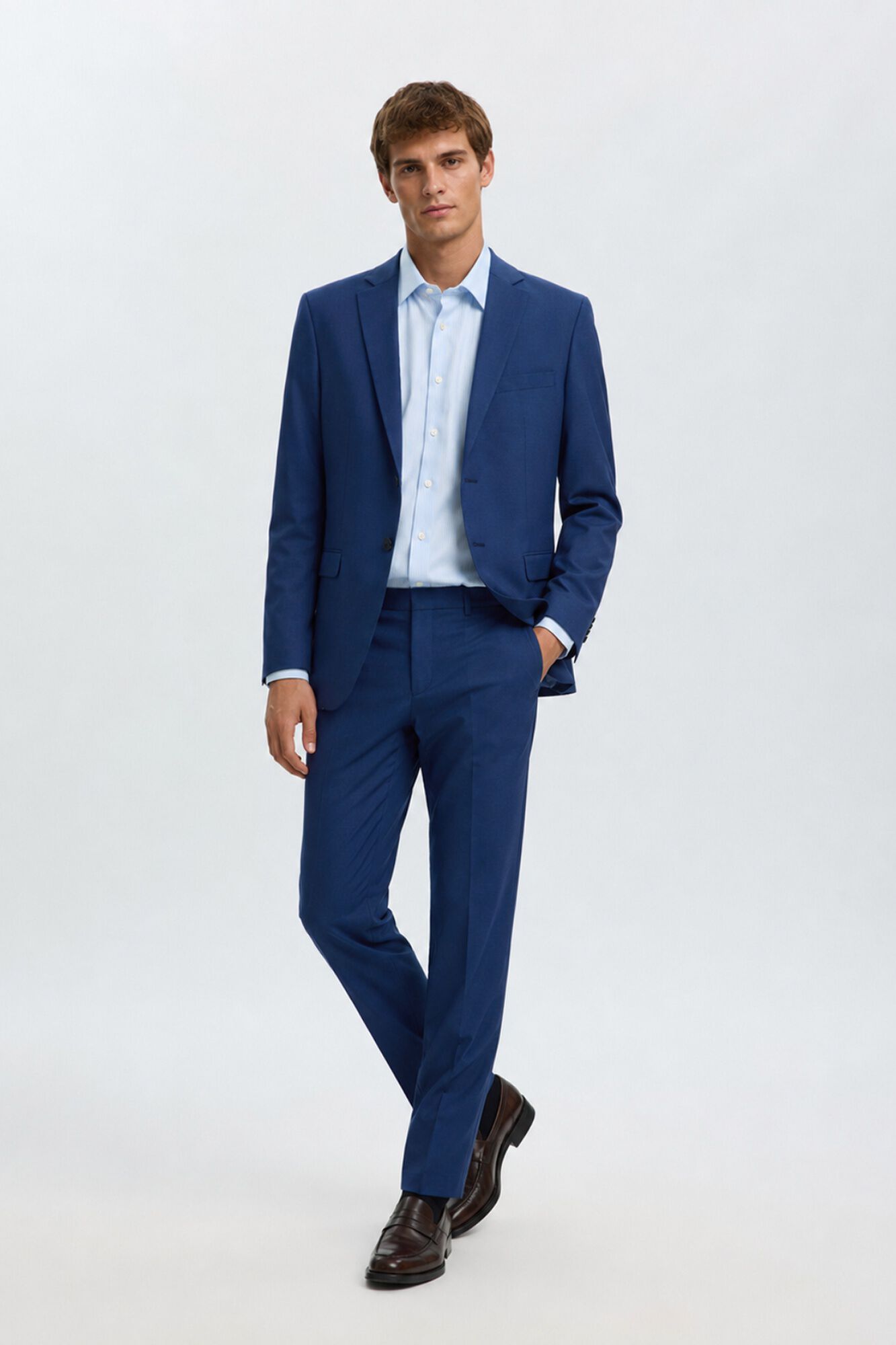 Selected Cal&ccedil;as de fato Slim Fit