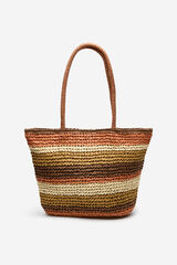 Cortefiel Multicoloured beach bag Printed white