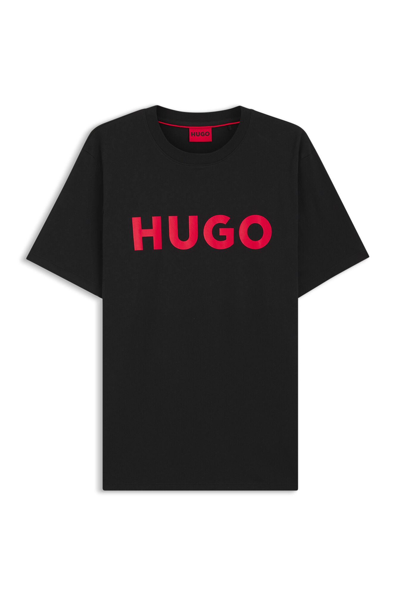 HUGO T-shirt manga curta Preto