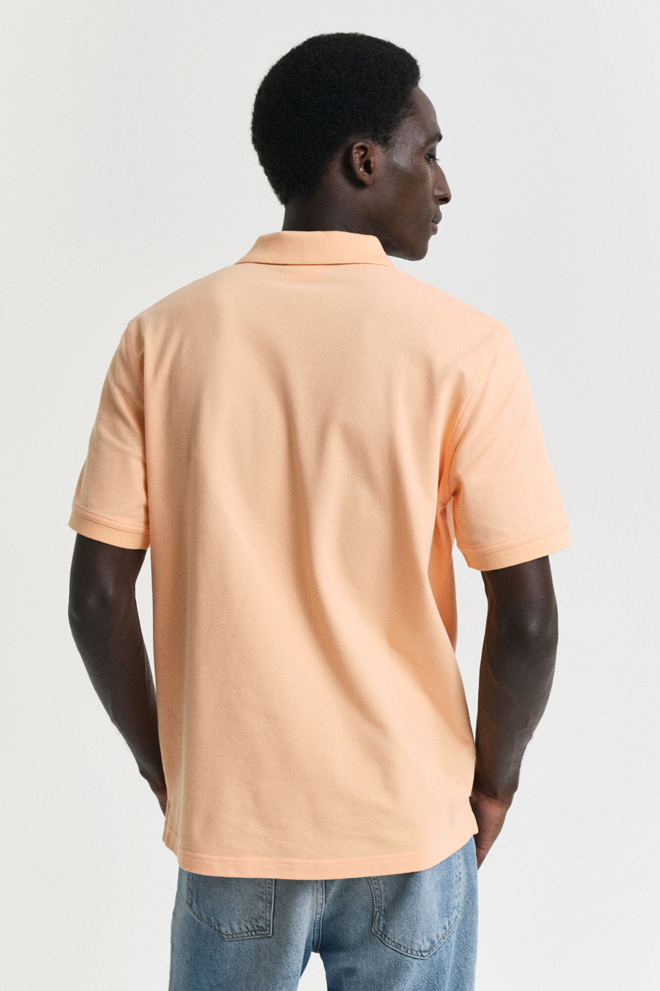 Gant Contrast piqu&eacute; polo Orange