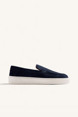 Gioseppo Mocassins de pele Azul