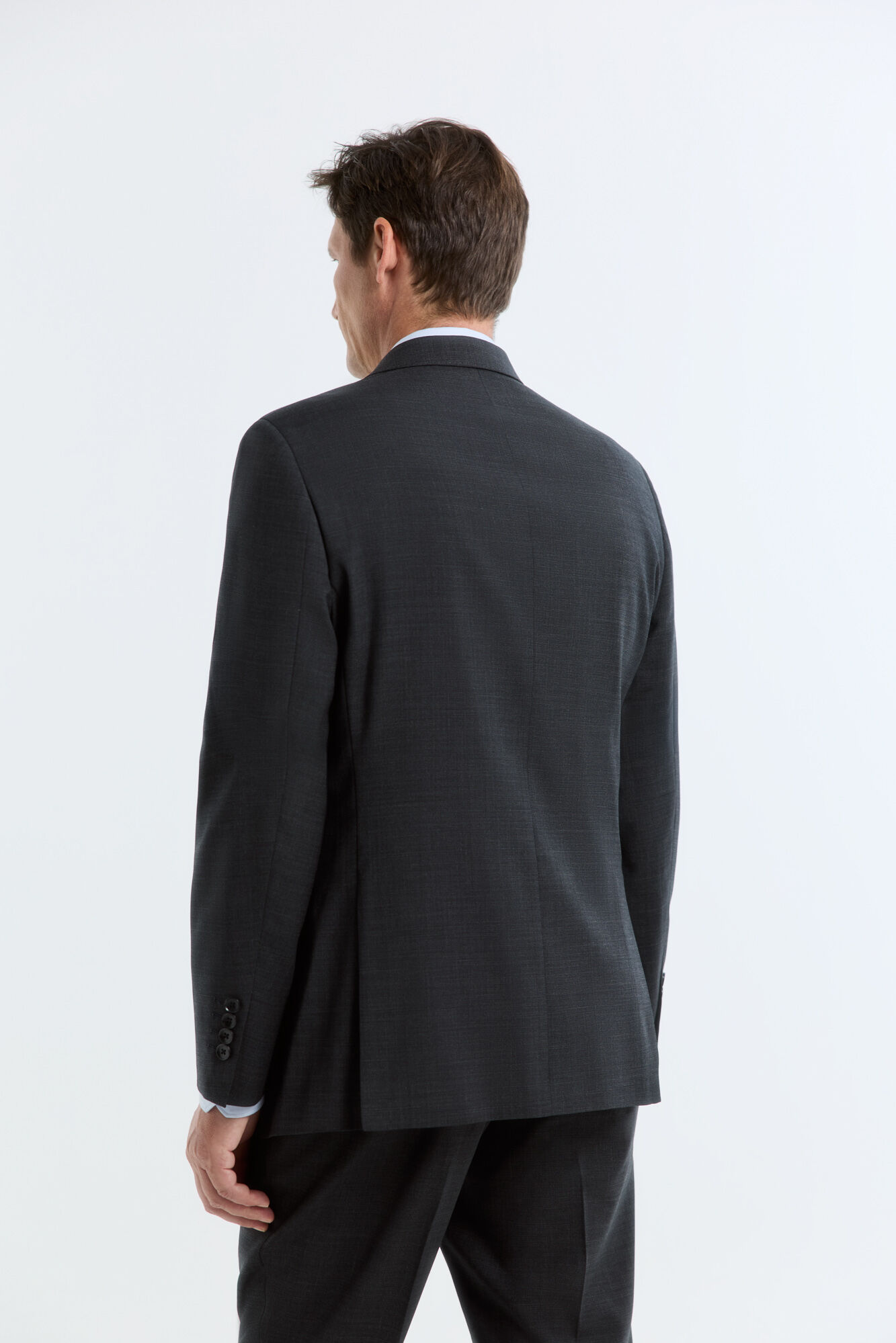 Cortefiel Blazer em tecido inteligente twill Cinzento