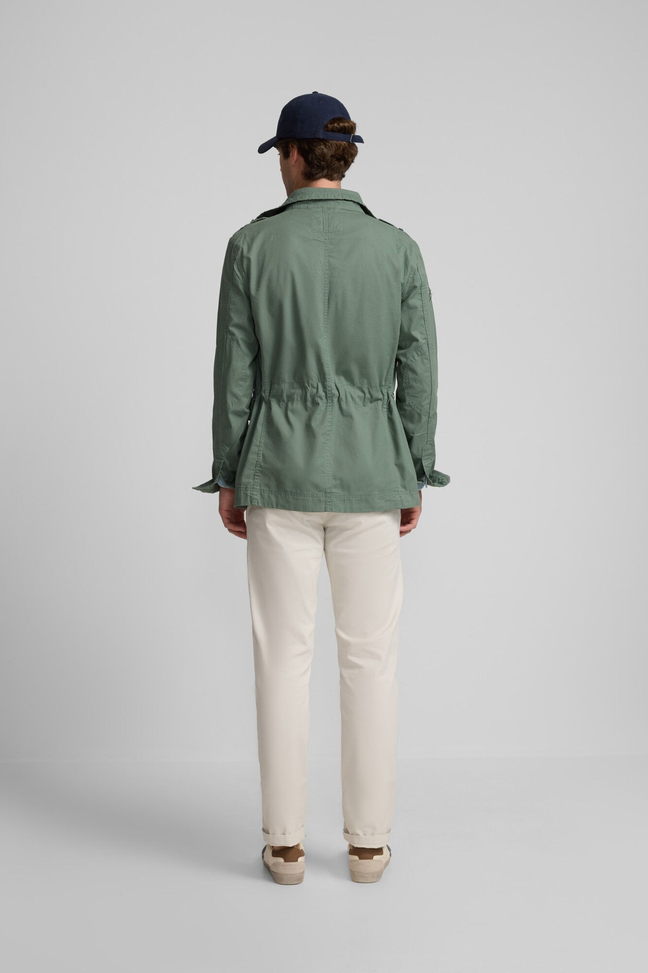 Silbon Parka tingida para vestimenta militar Verde
