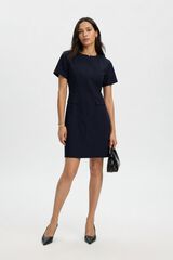 Selected Short dress Navy