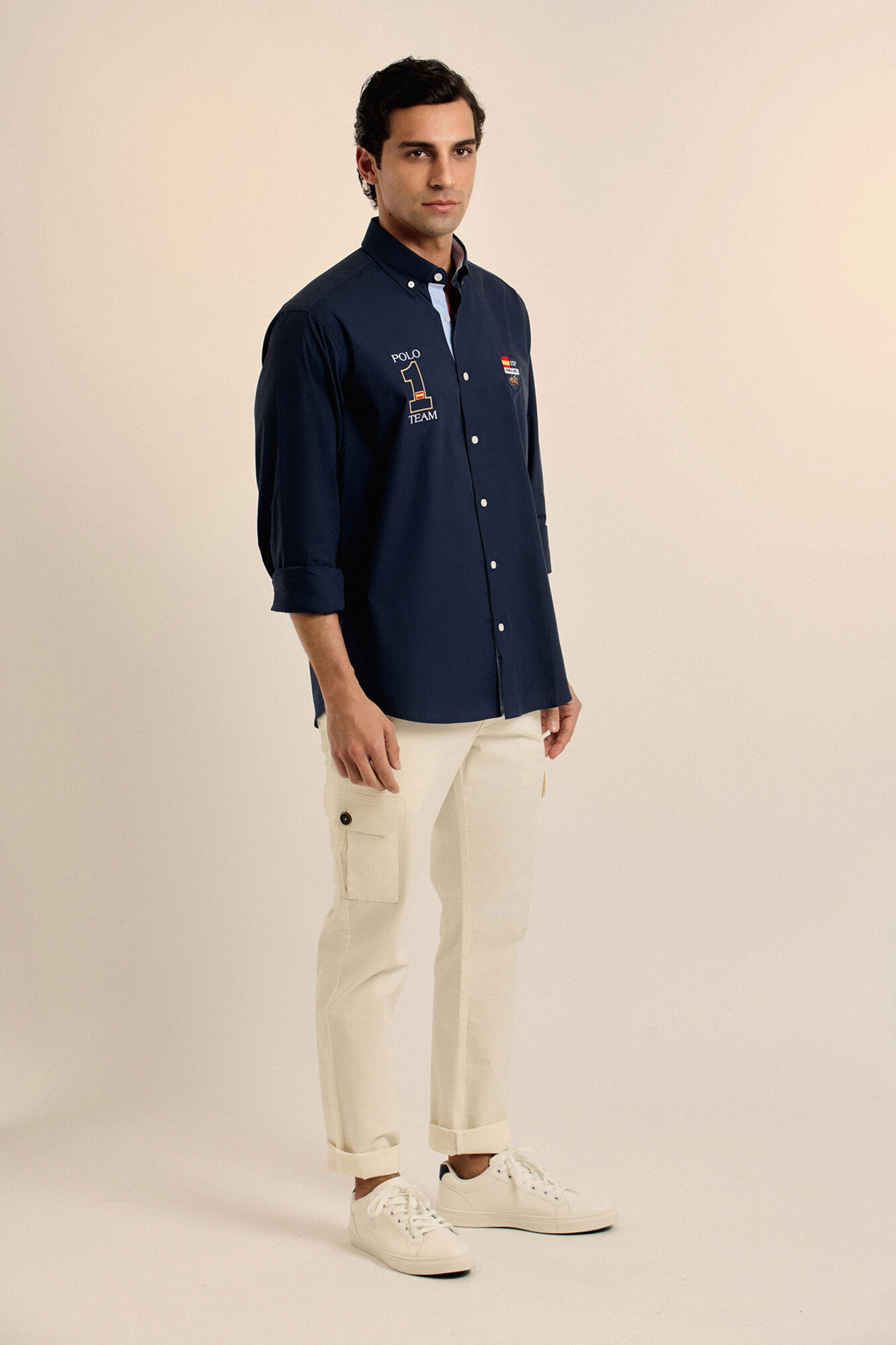 Valecuatro Camisa da Espanha Azul