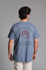 Cloking T-shirt lavada sunshine gang Azul