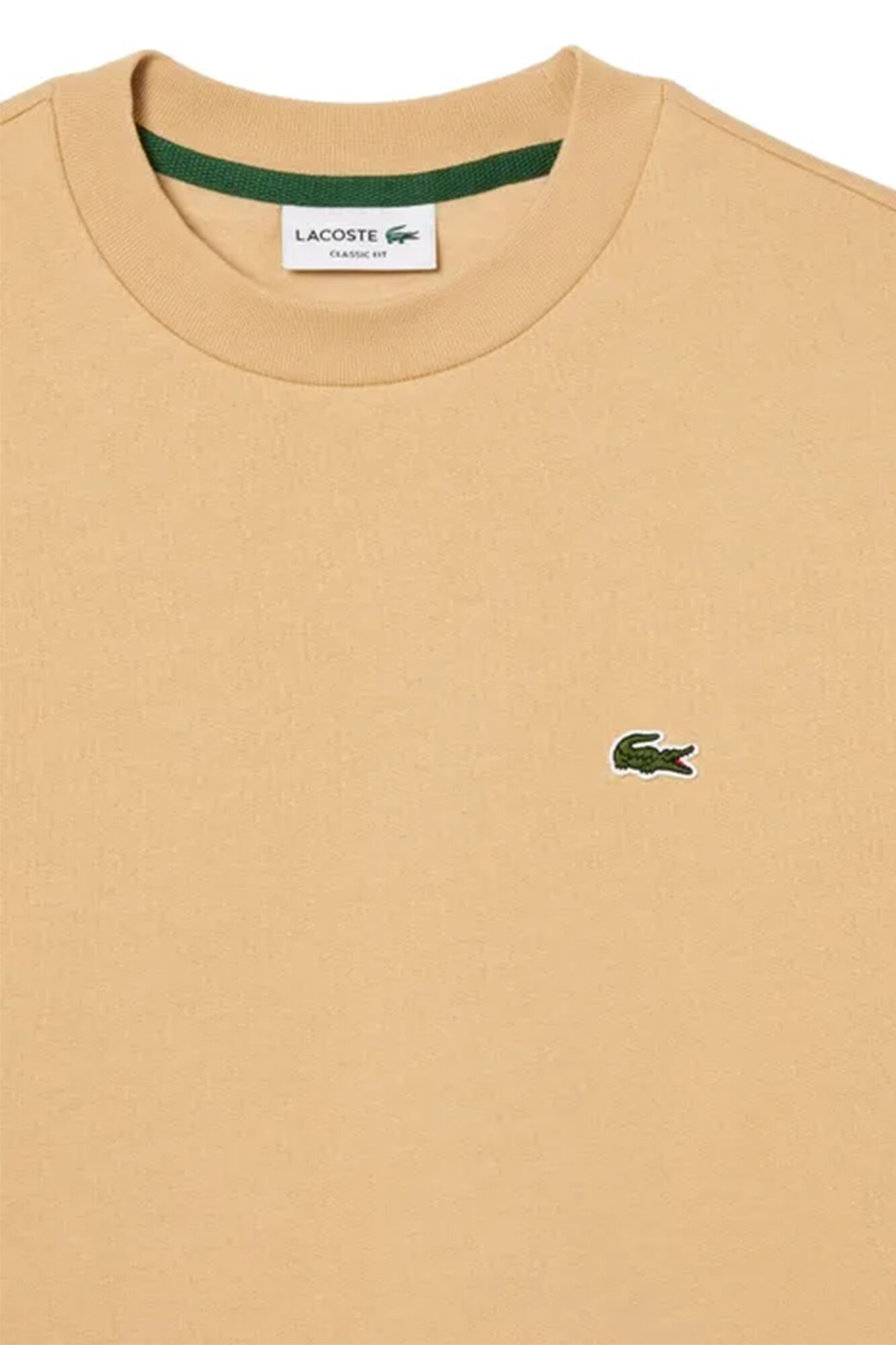 Lacoste Sudadera de algod&oacute;n cepillado de corte holgado