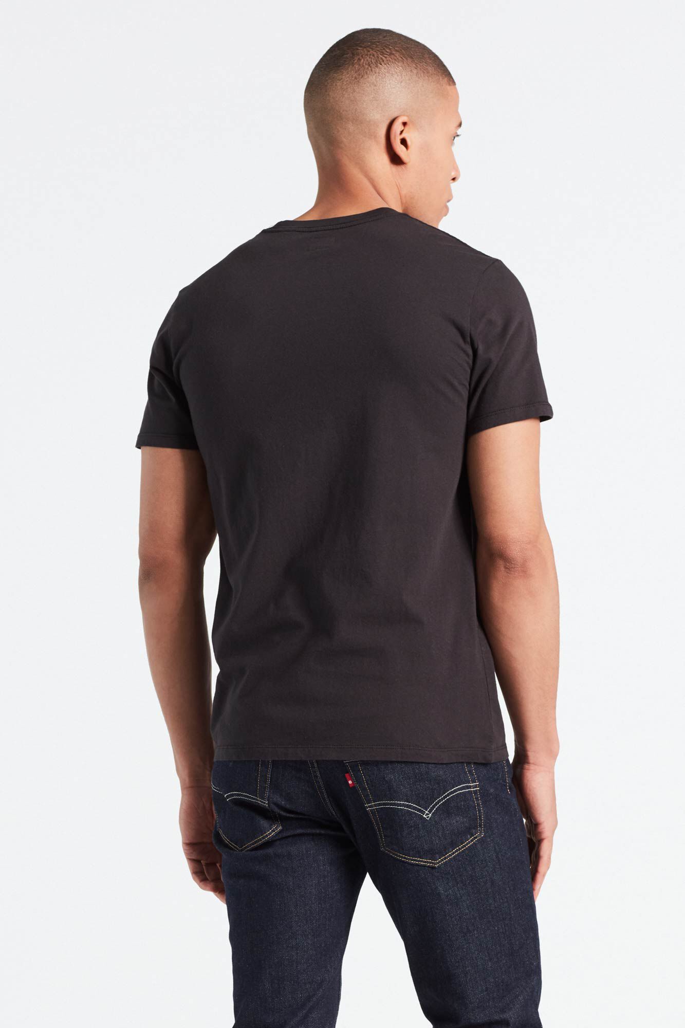 Levi's T-shirt Levi's&reg; original com log&oacute;tipo no peito Preto