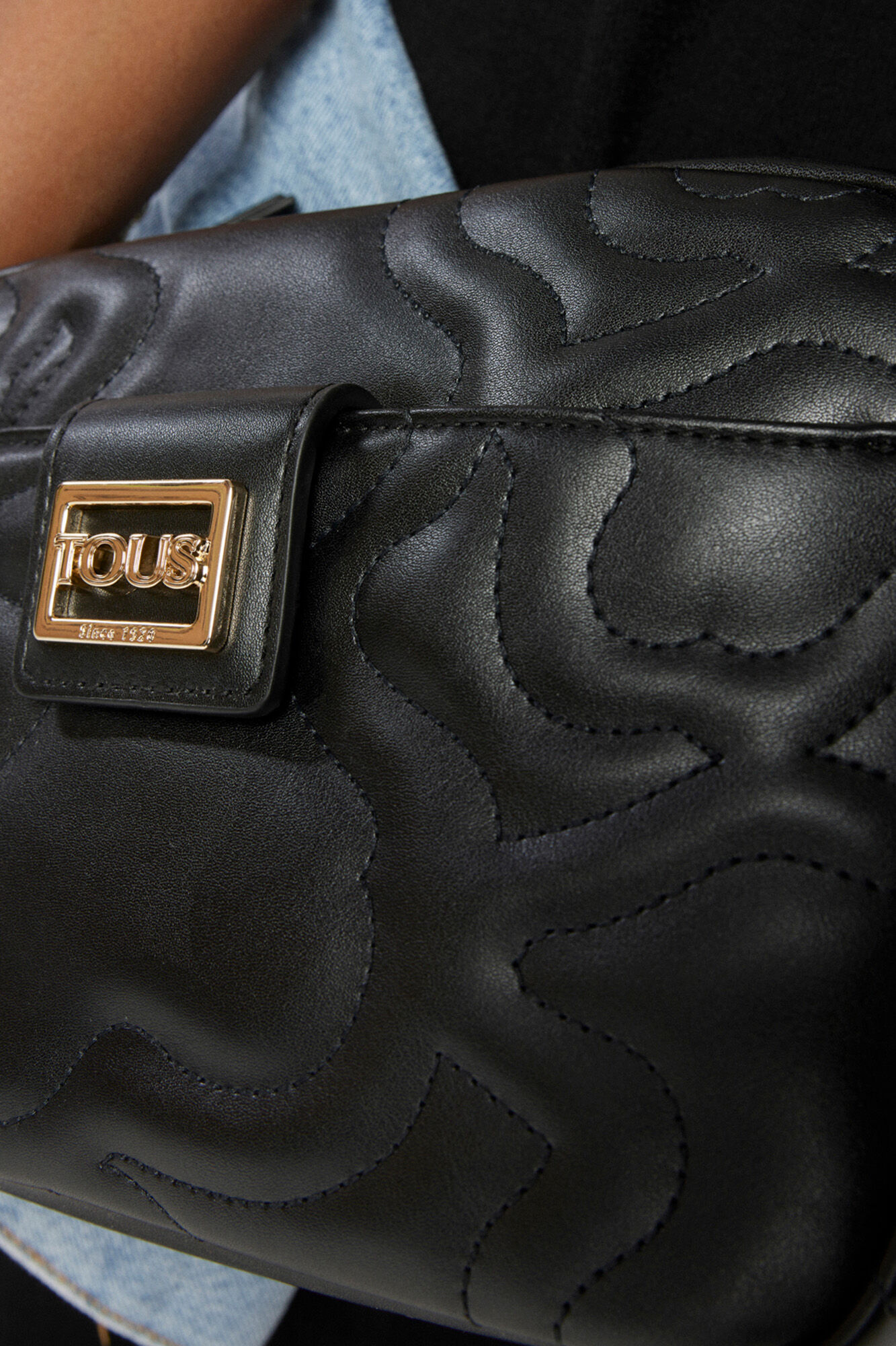 Tous Kaos Dream small black shoulder bag Black