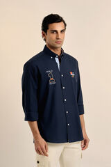 Valecuatro Camisa da Espanha Azul