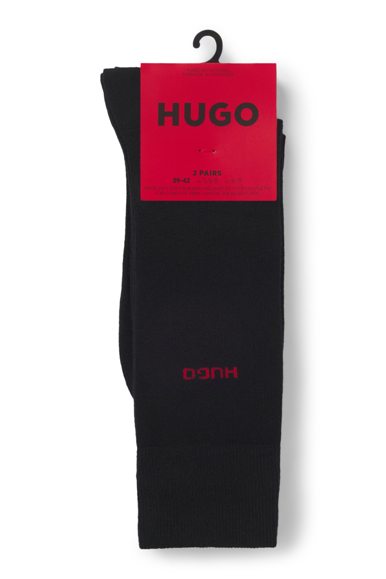 HUGO Pack 2 meias Preto