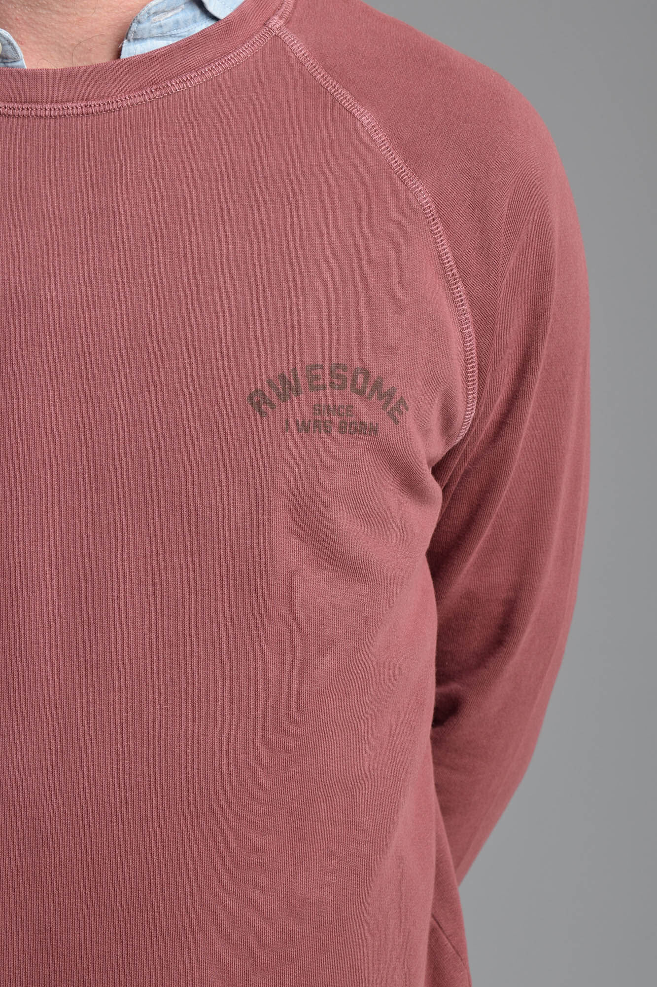 Cloking Washed Sweatshirt  Maroon