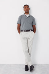 Cortefiel Chino pinzas ligero tapered Marfil