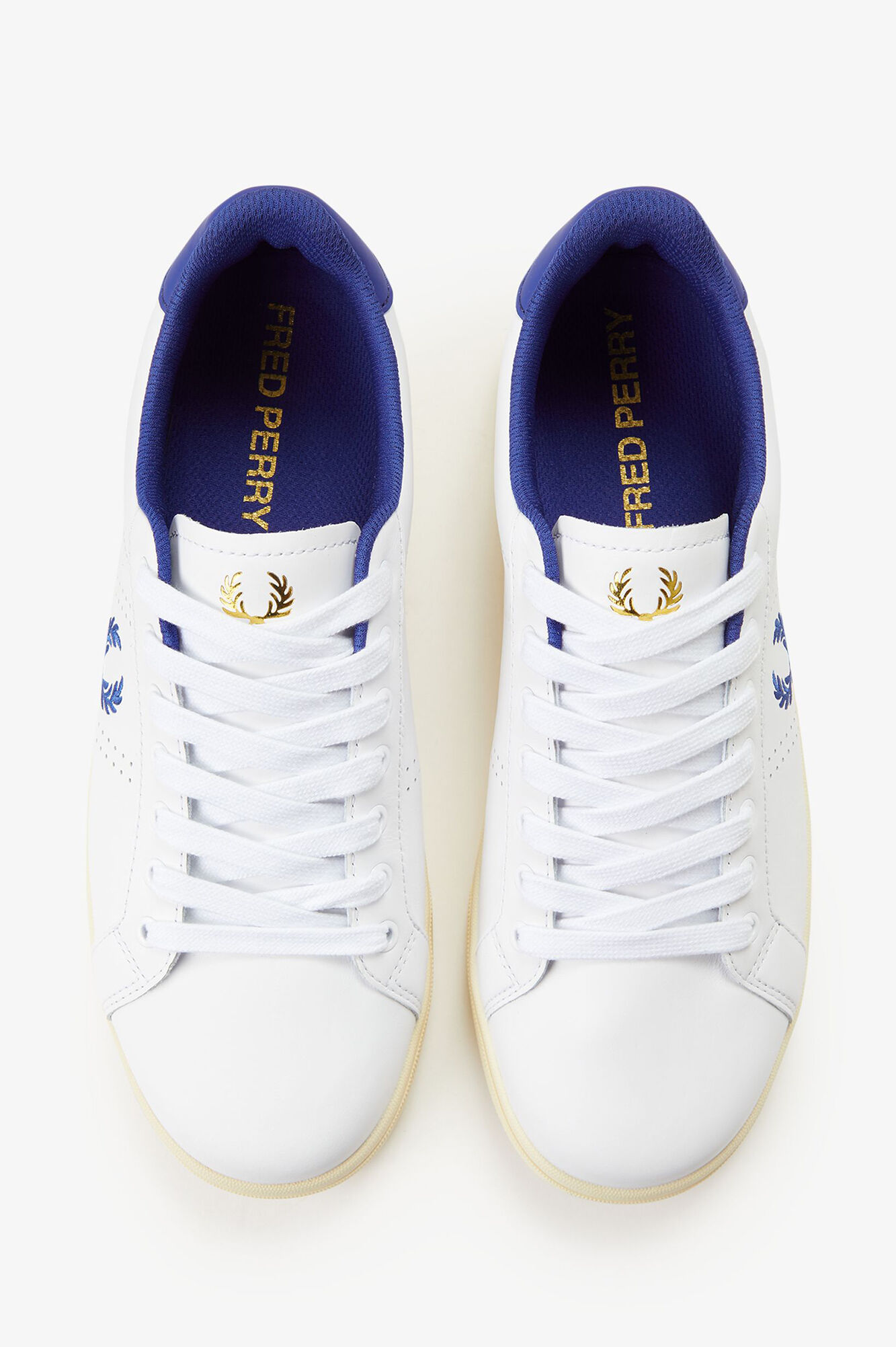 Fred Perry Leather B721 trainers White