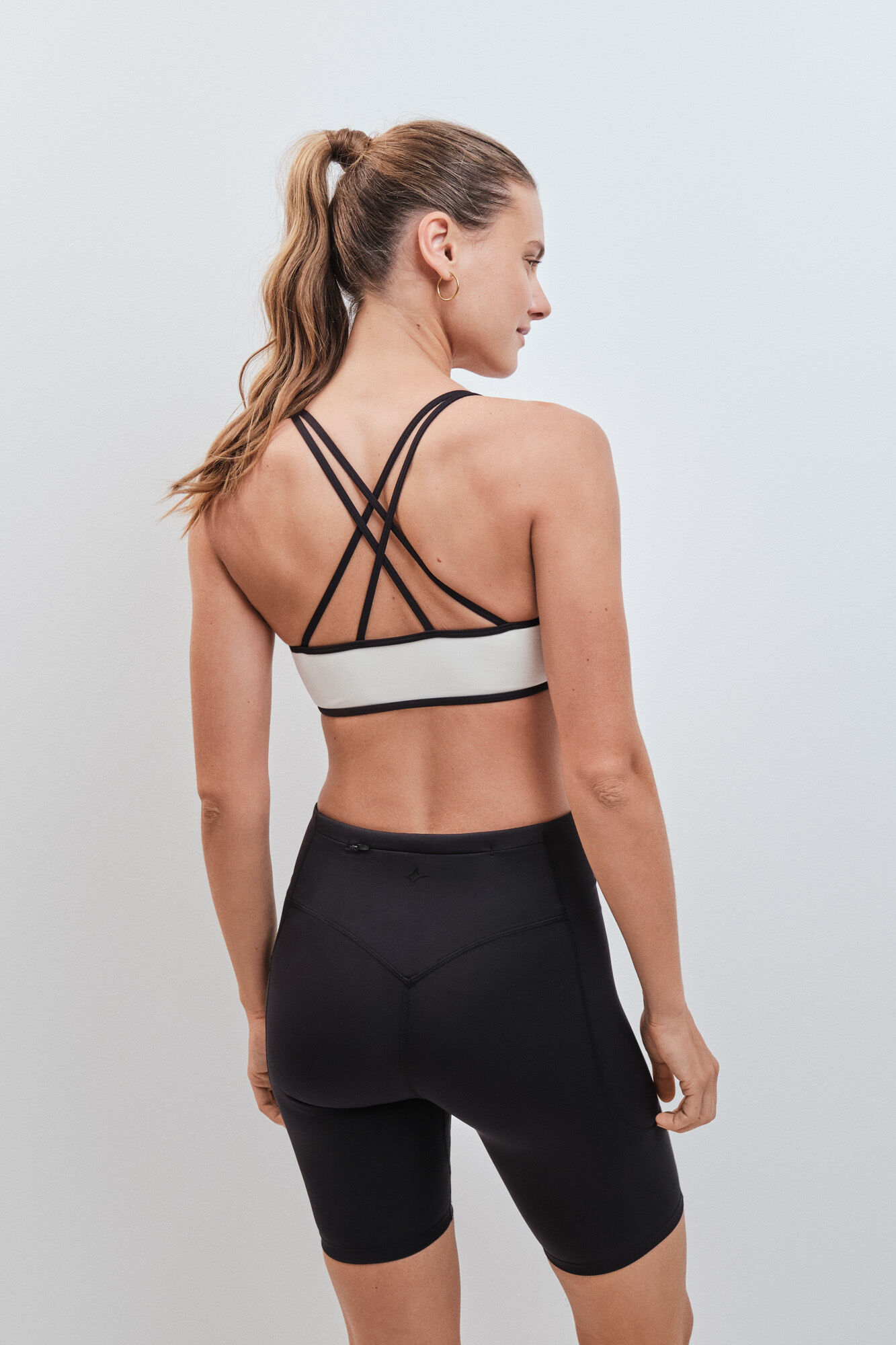 Dash and Stars Leggings ciclista 4D STRETCH negro negro