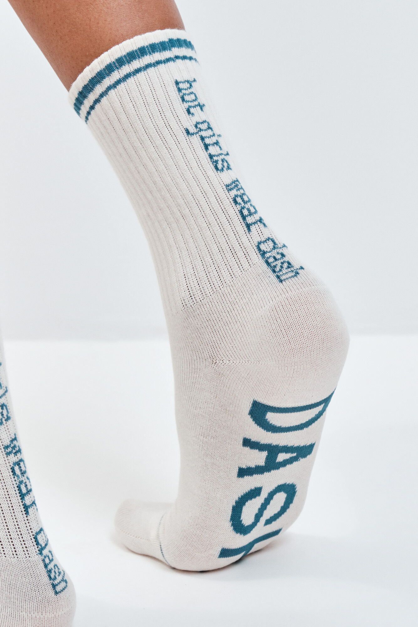 Dash and Stars Pack 3 calcetines medios algod&oacute;n beige