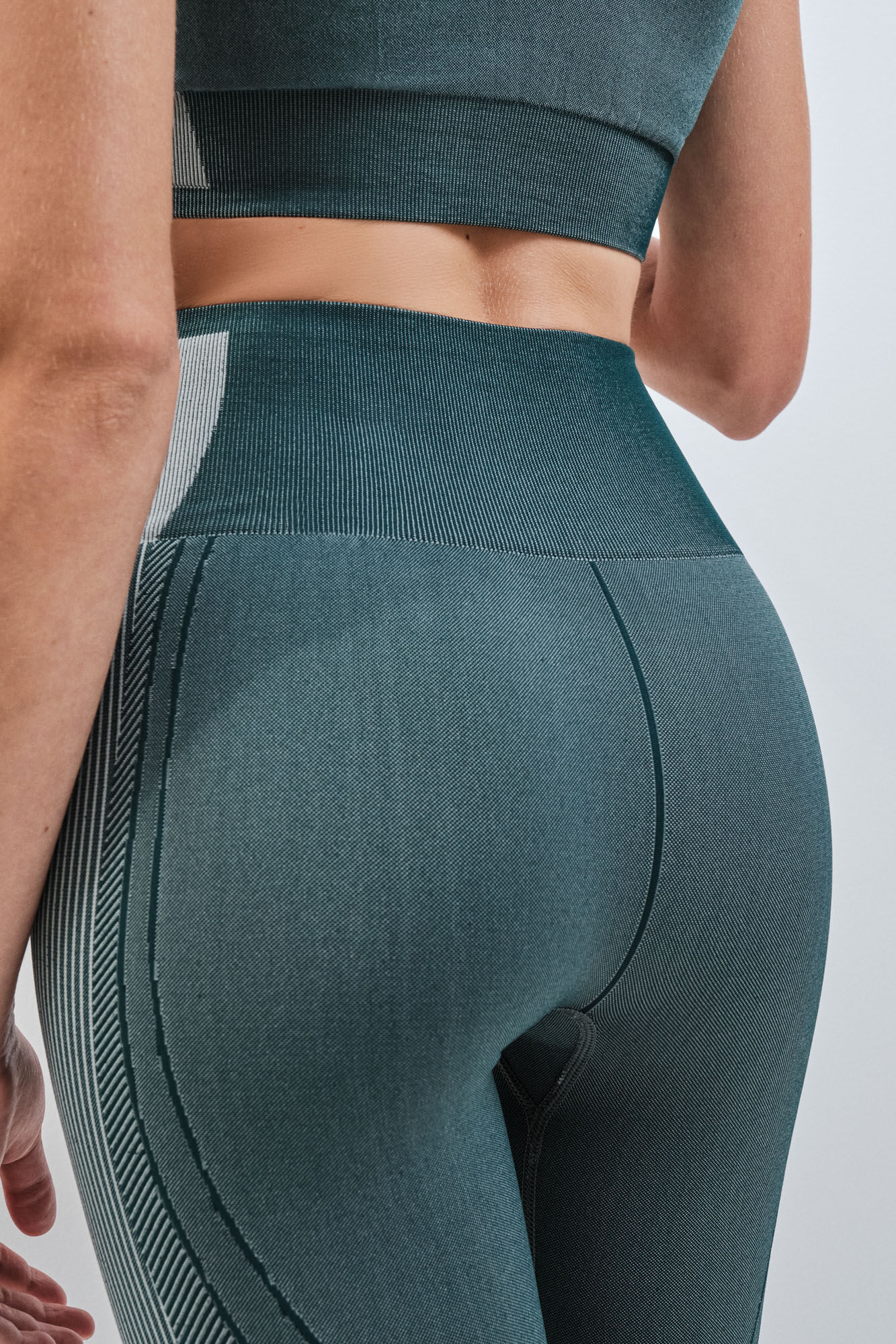 Dash and Stars Leggings largo SEAMLESS COMFORT verde verde