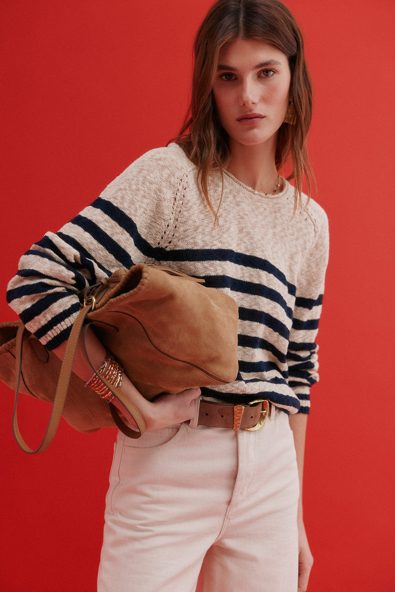 Hoss Intropia Ism&eacute;rie. Camisola &agrave;s riscas