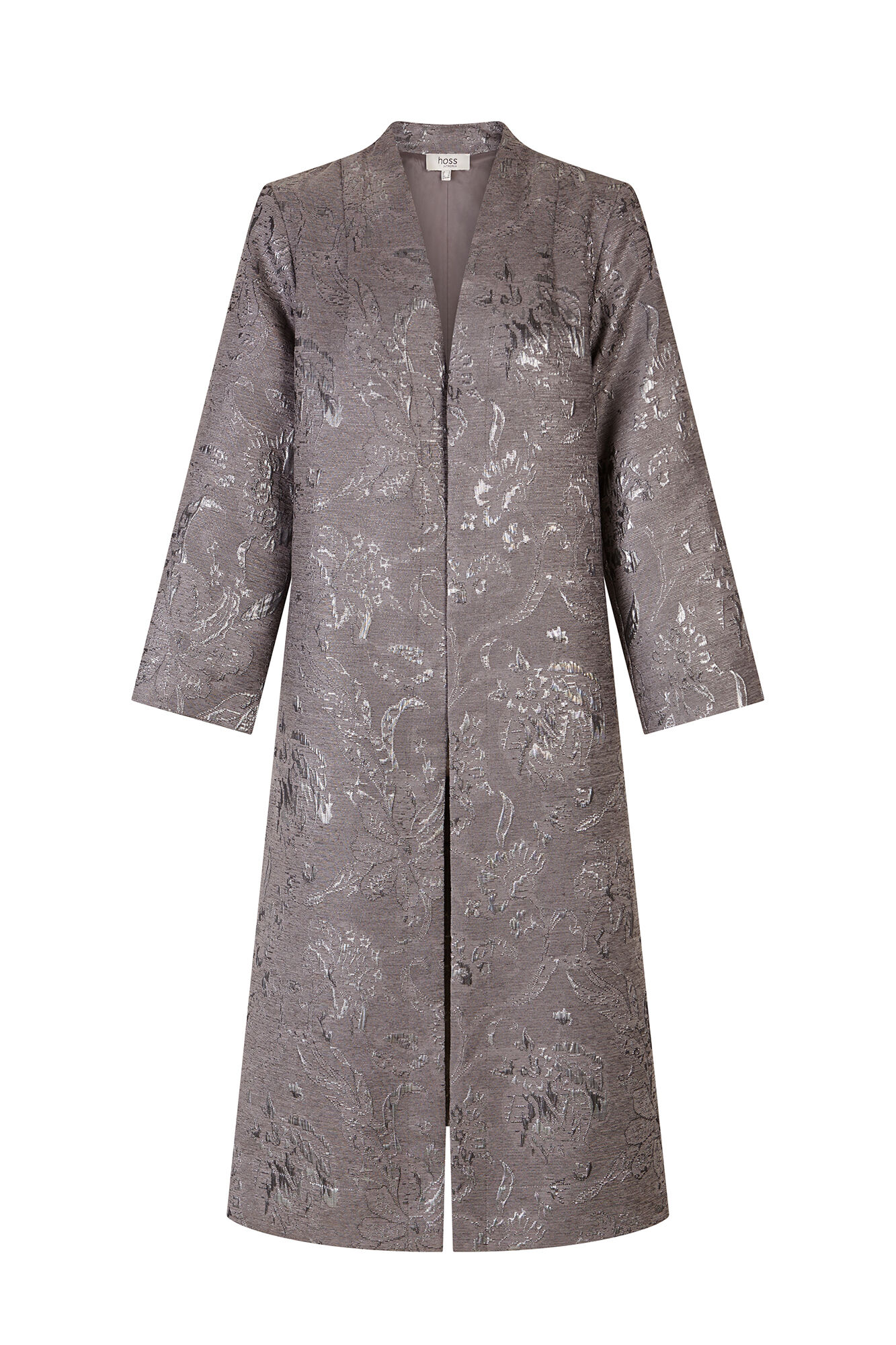 Hoss Intropia Eva. Kimono jacquard Gris
