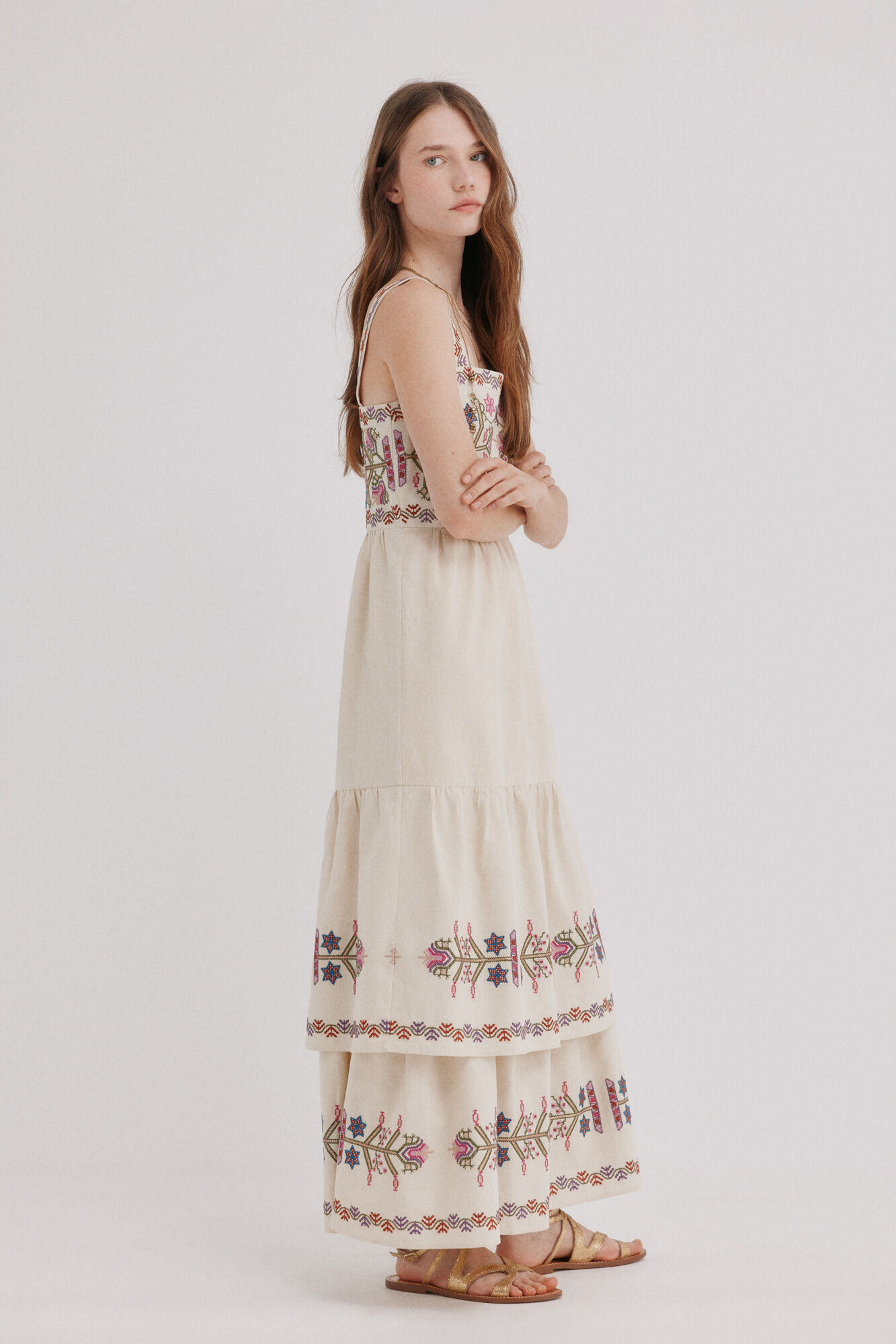 Hoss Intropia Arianna.Vestido midi