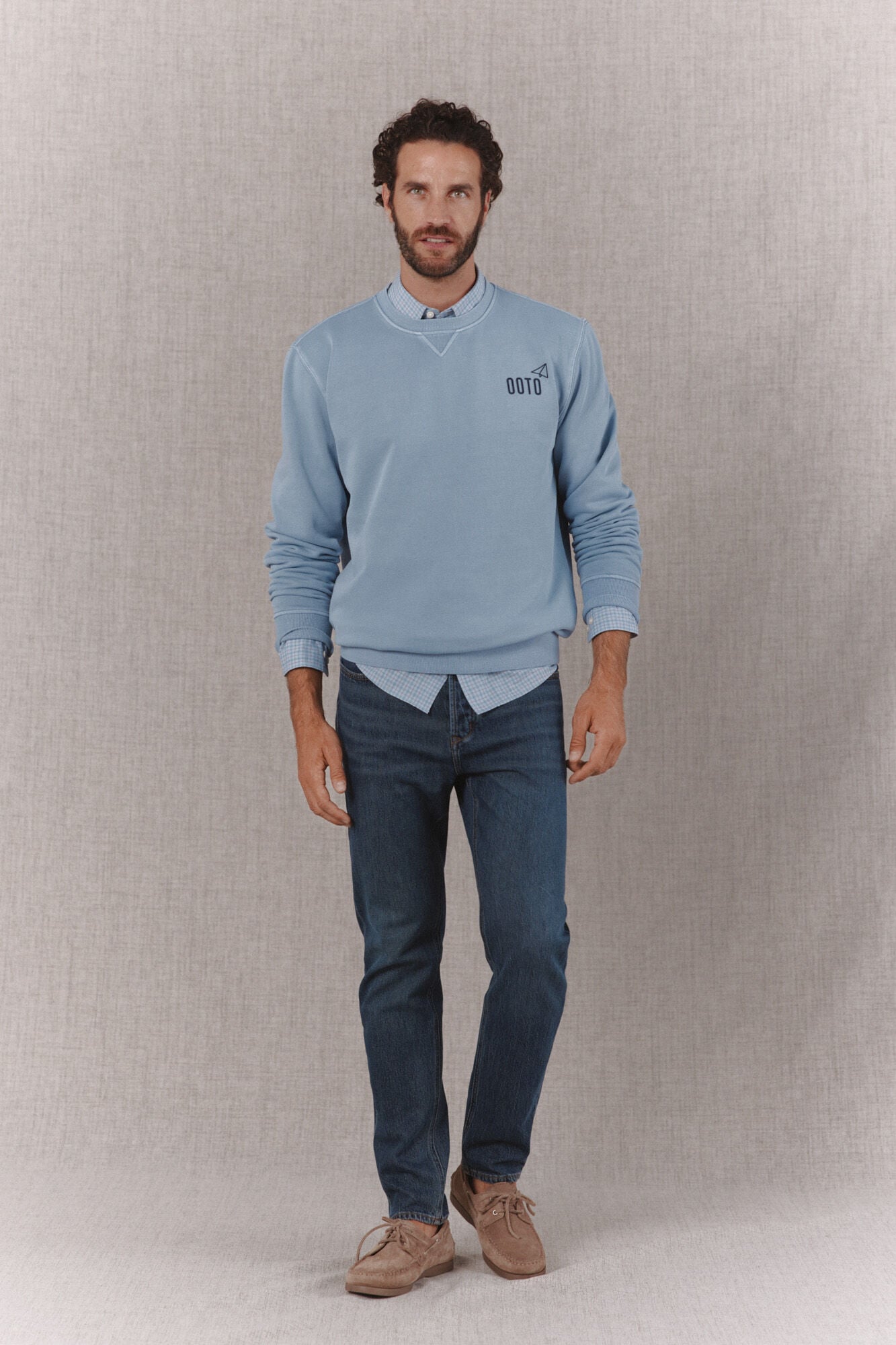 OOTO Basic sweatshirt Blue