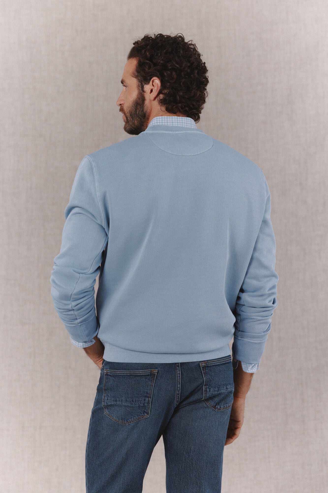 OOTO Basic sweatshirt Blue