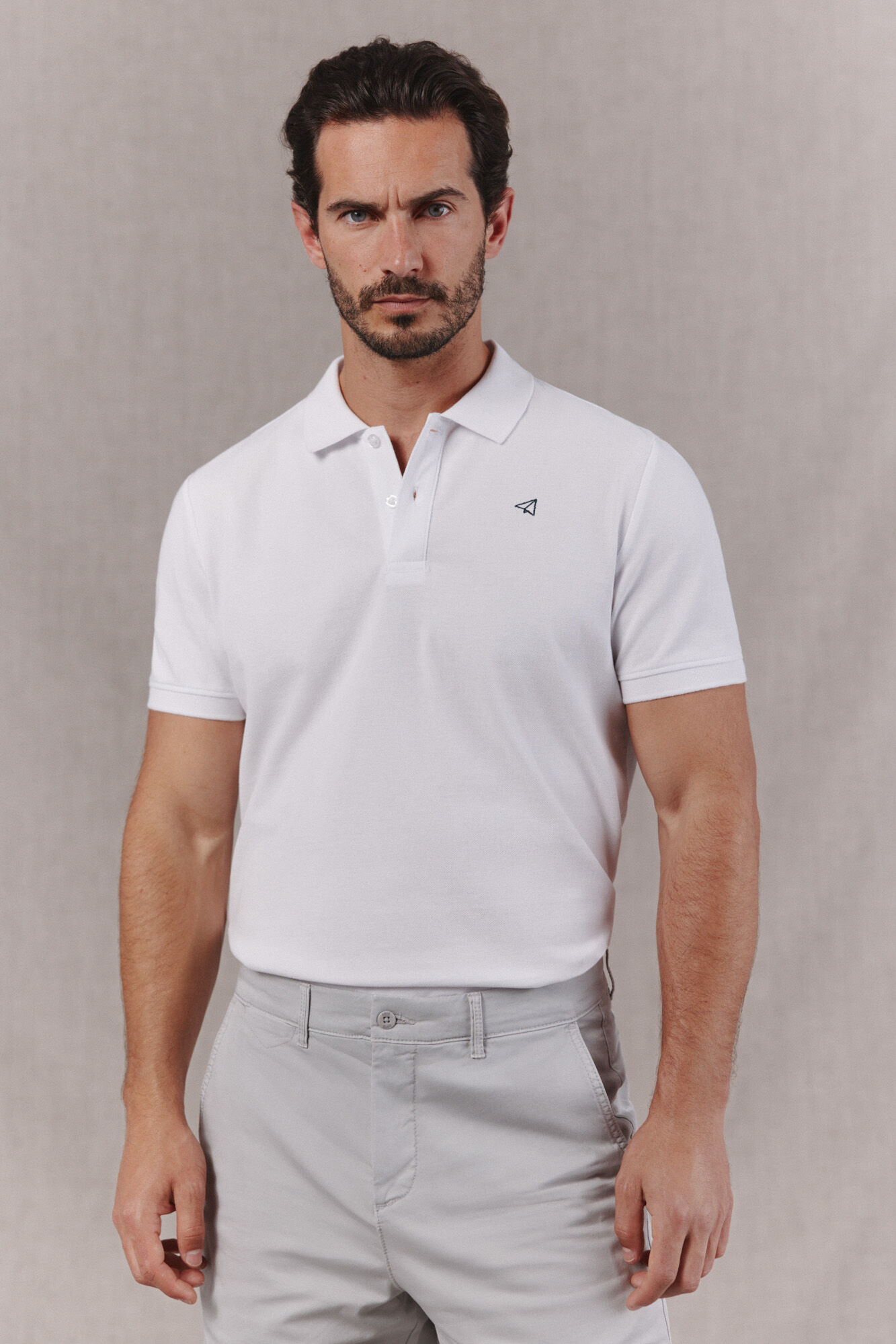 OOTO Polo piqu&eacute; Blanco