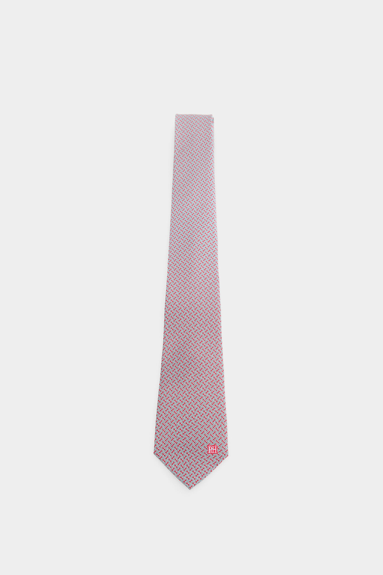 Pedro del Hierro Gravata em seda natural Vermelho