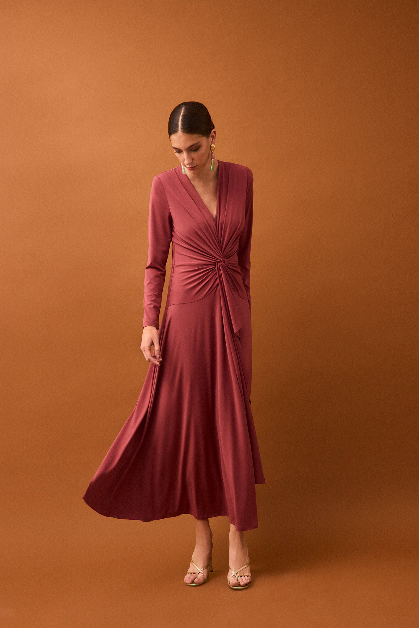 Pedro del Hierro Fluid knot detail dress
