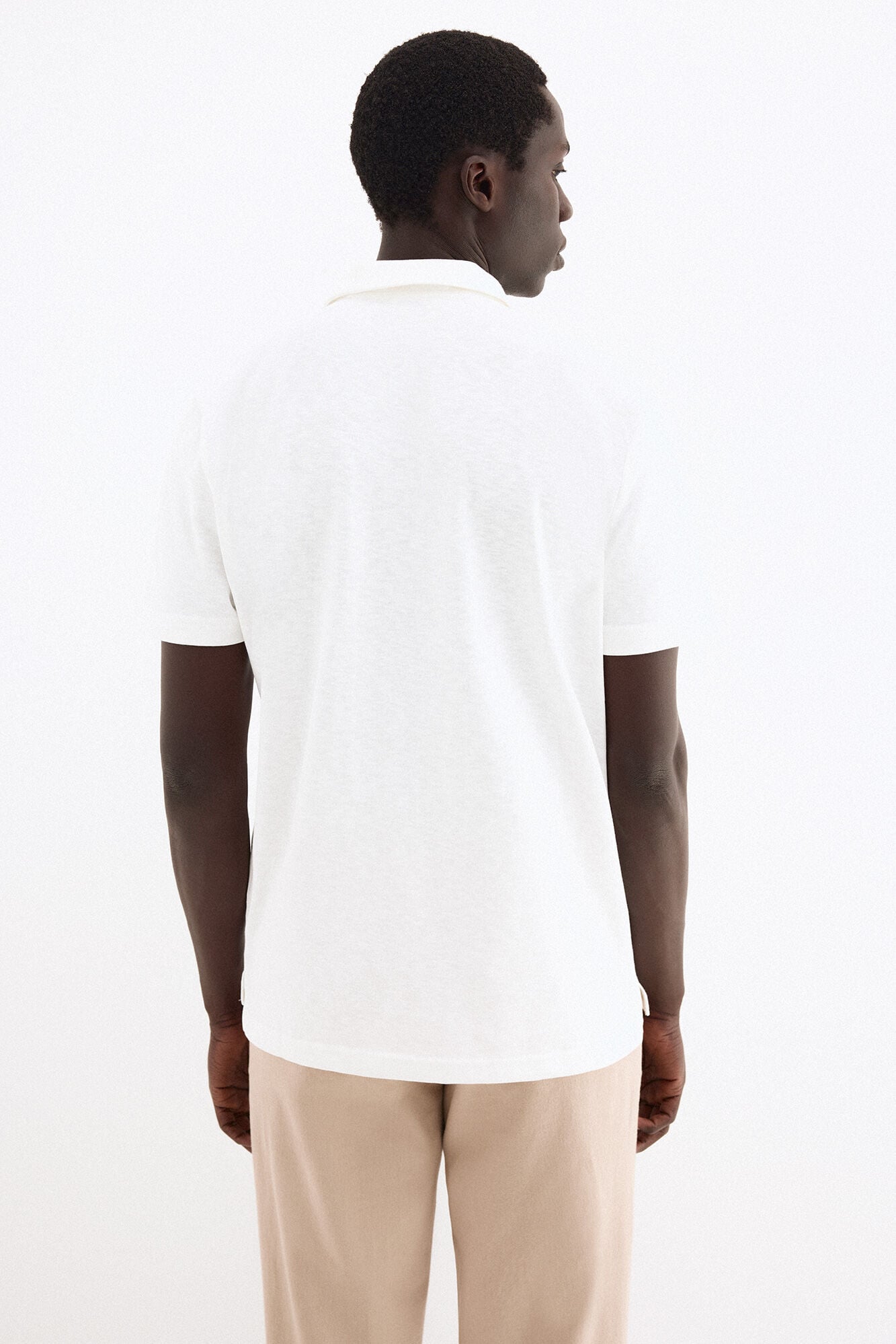 Pedro del Hierro Plain polo shirt White