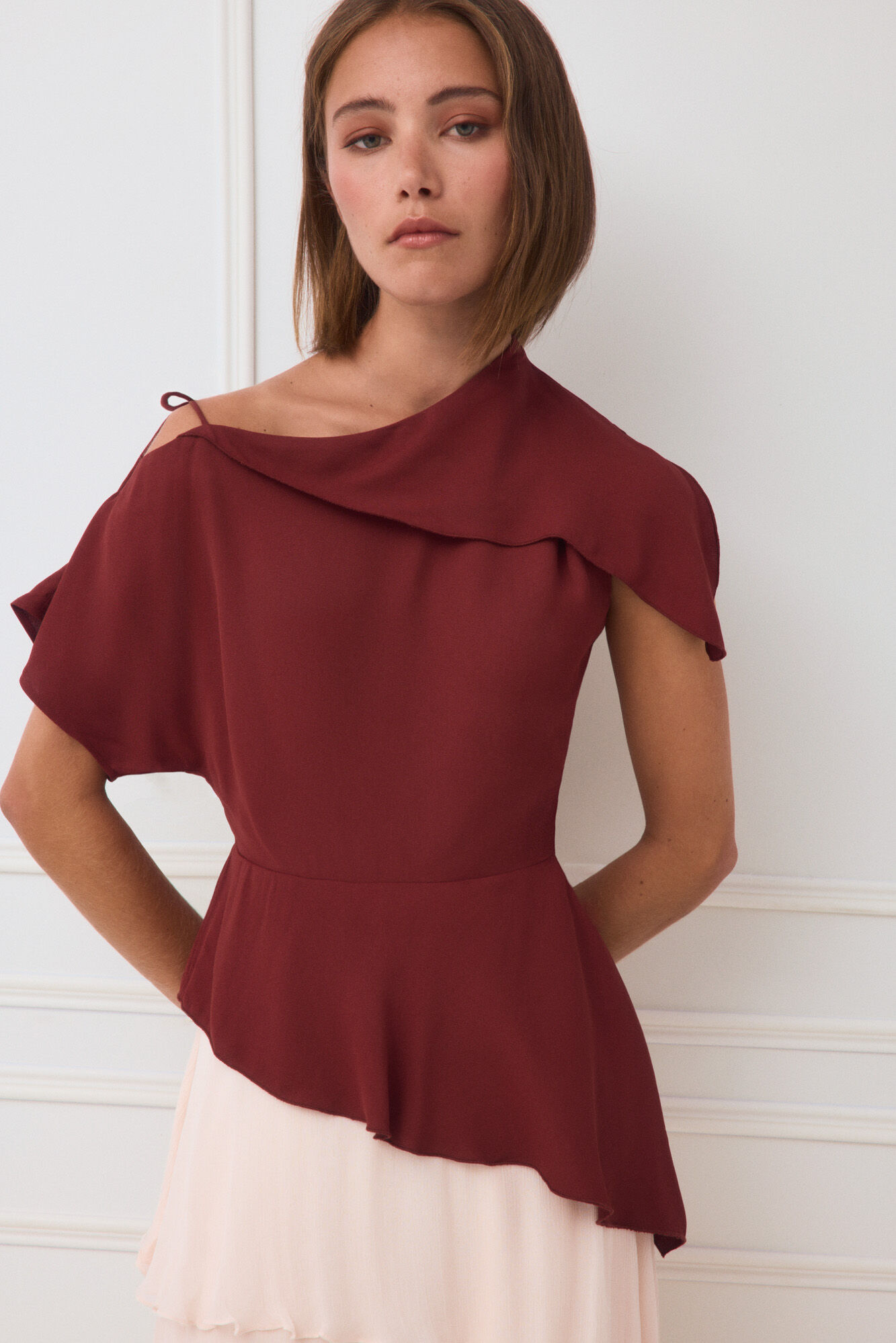 TFP by Tamara Falc&oacute; Vestido assim&eacute;trico