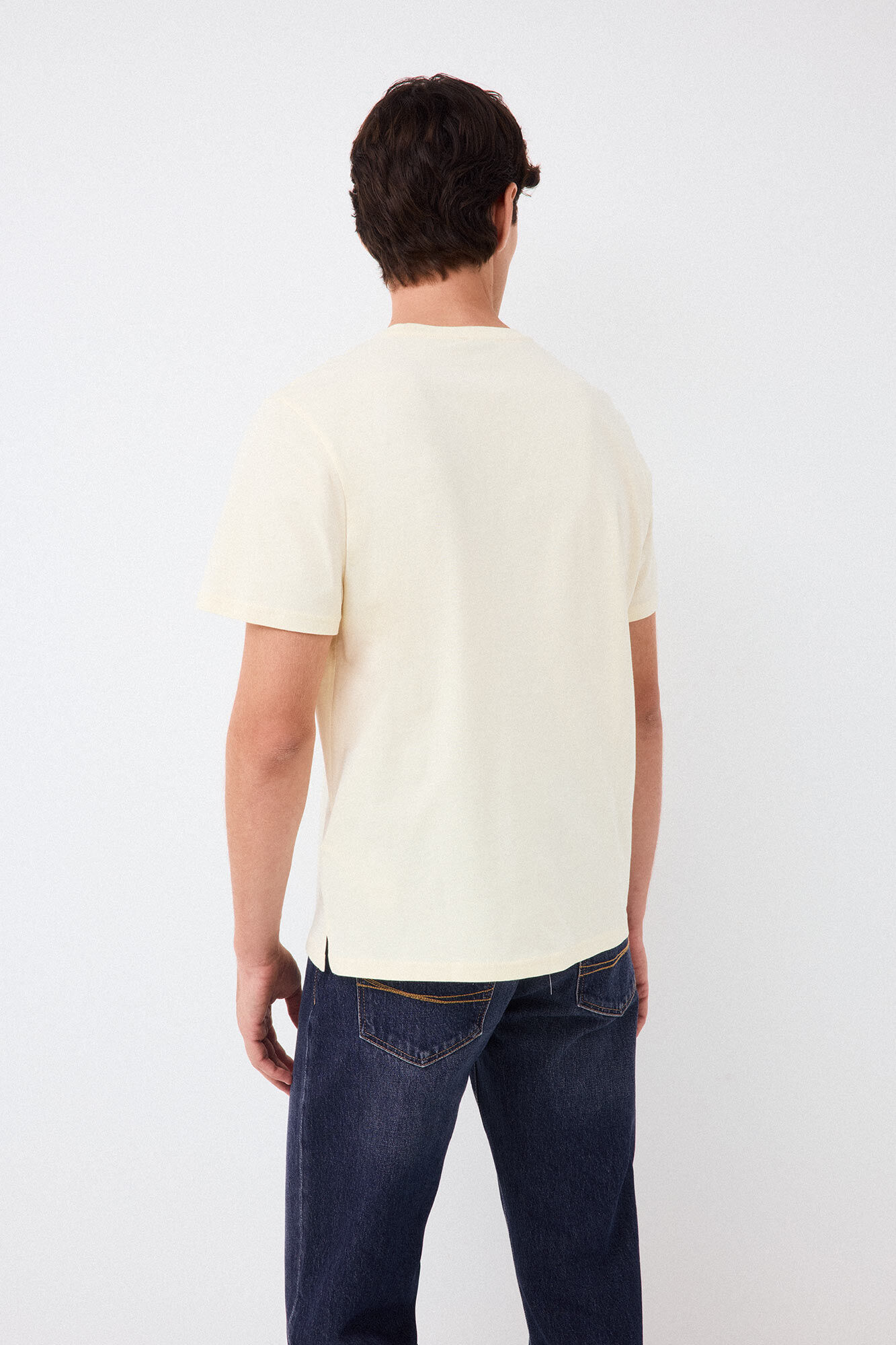 Pedro del Hierro Logo T-shirt Yellow