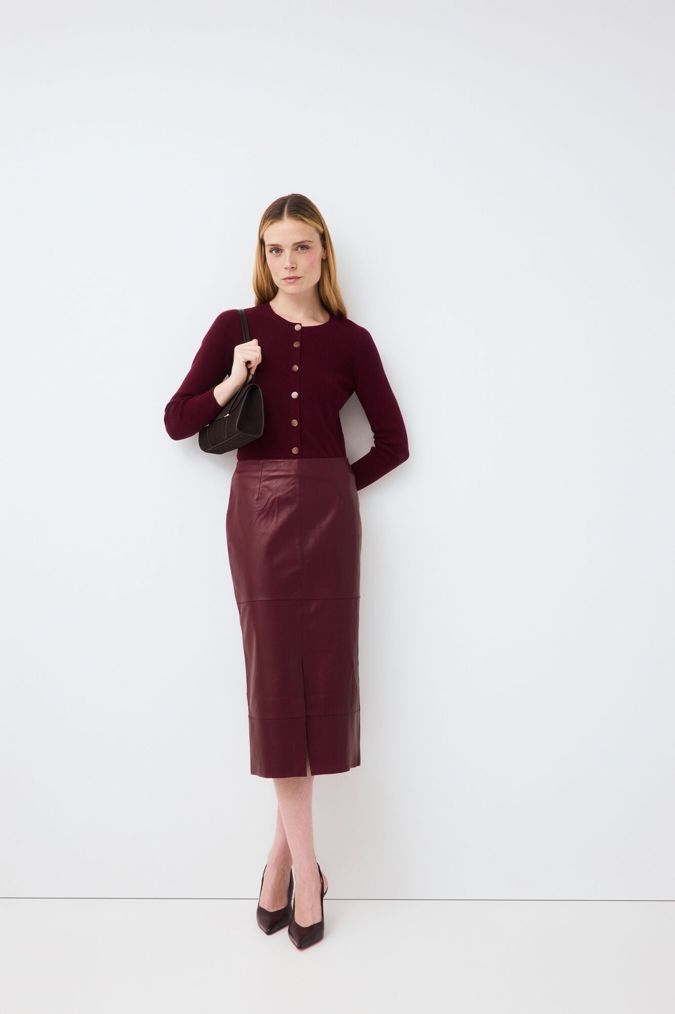 Pedro del Hierro Falda de pele