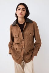 Pedro del Hierro Casaco combinado Marrom