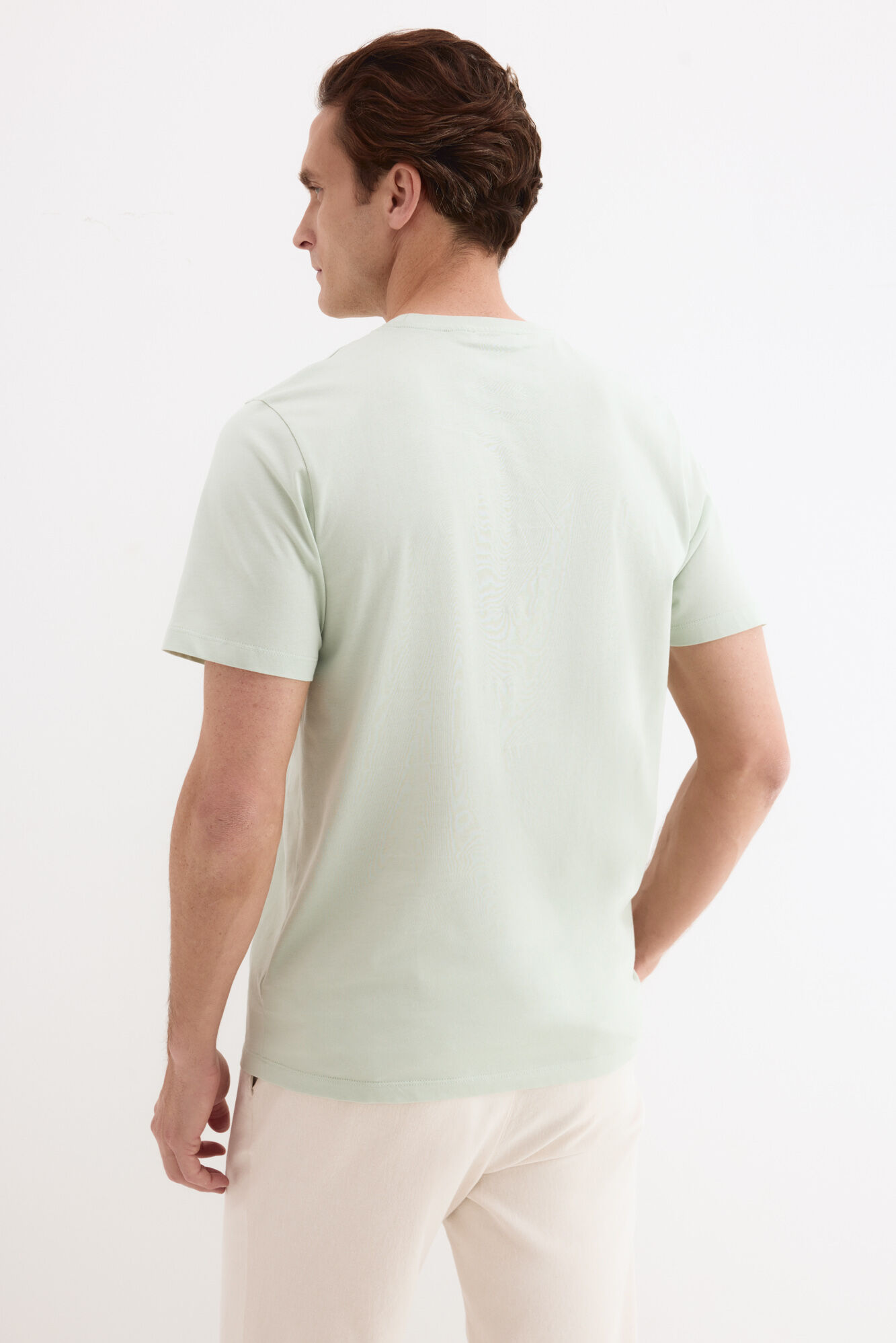 Pedro del Hierro Basic T-shirt Green