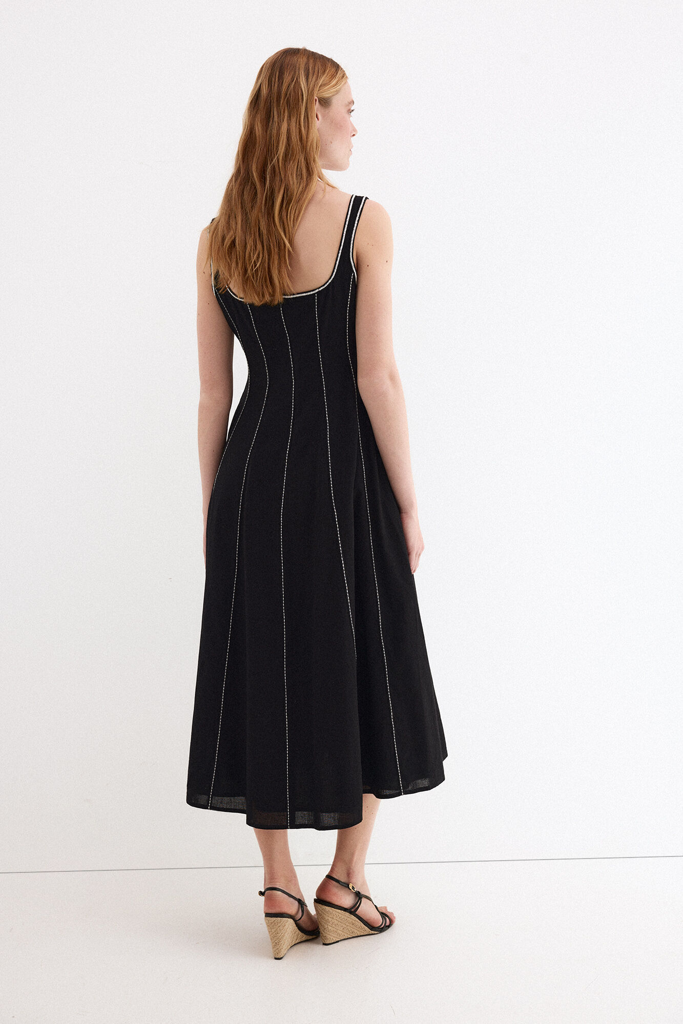 Pedro del Hierro Contrast midi dress