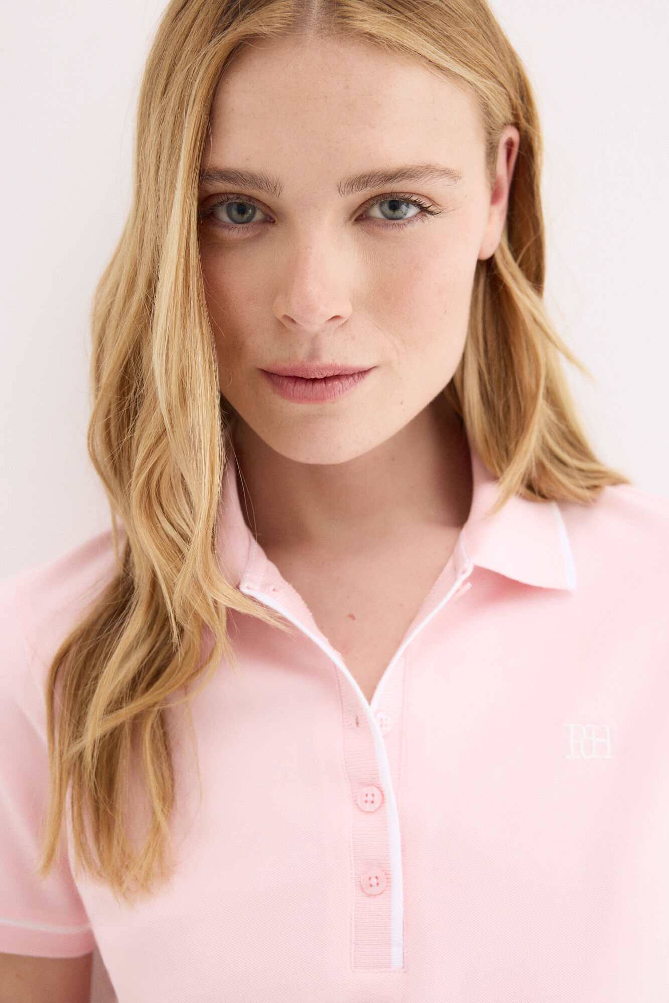 Pedro del Hierro Short sleeve polo shirt Pink